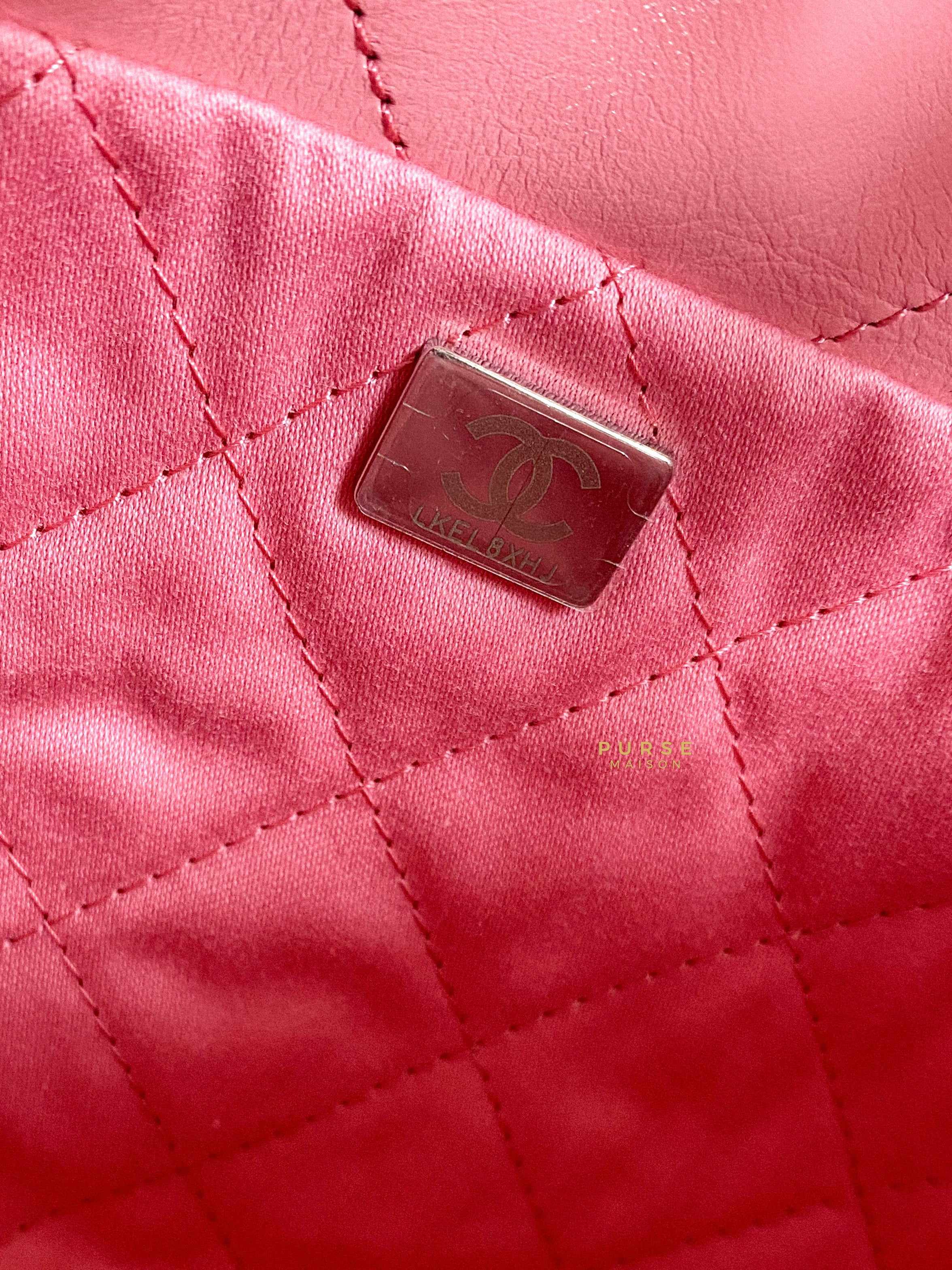 Chanel Chanel Mini 22 Pink Shiny Calfskin in Silver Hardware (Microchip) - Image 13