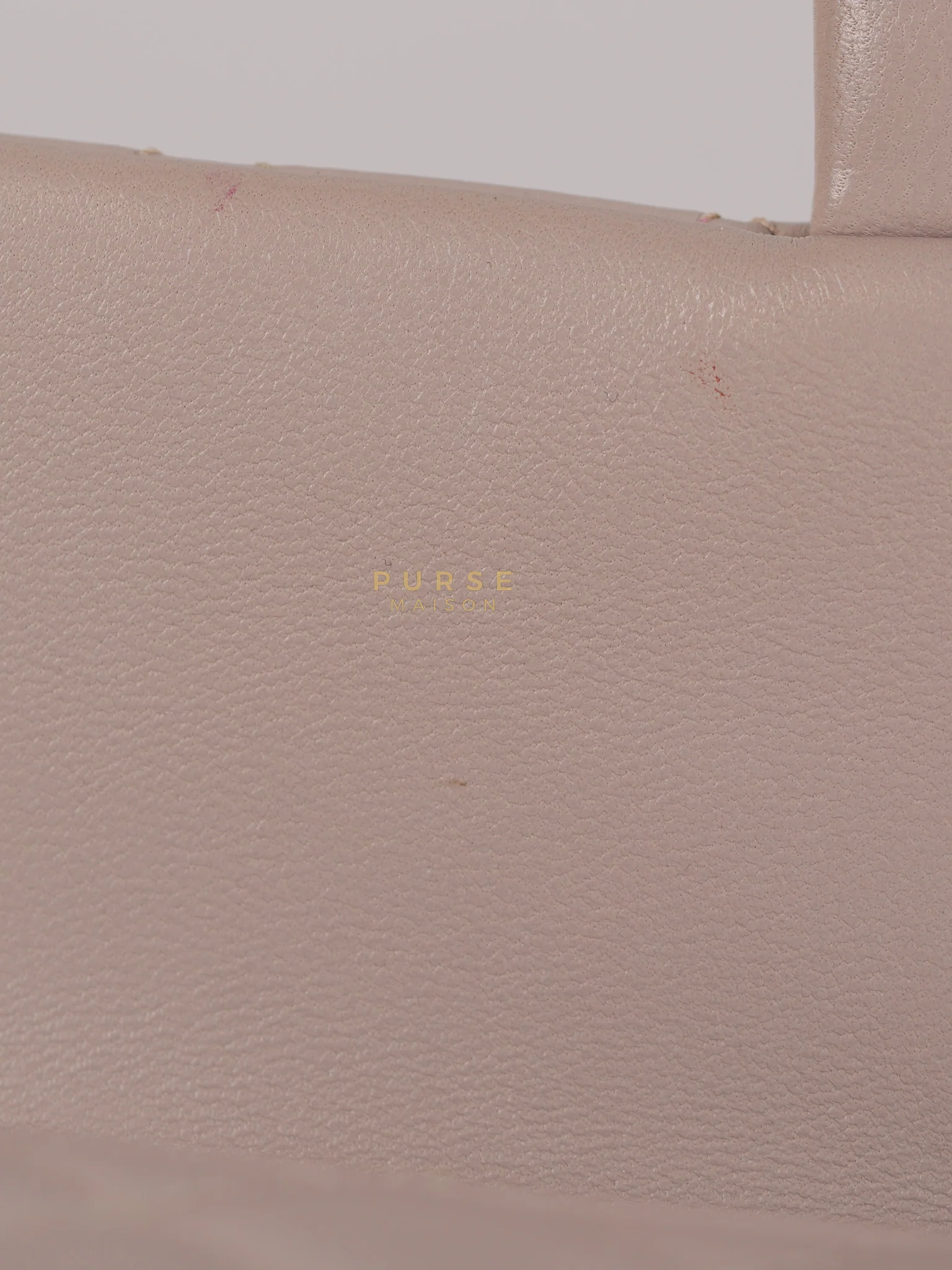 Chanel Mini Rectangle Pearl Crush in Light Purplish Gray Lambskin Leather and Aged Gold Hardware (Microchip) - Image 39