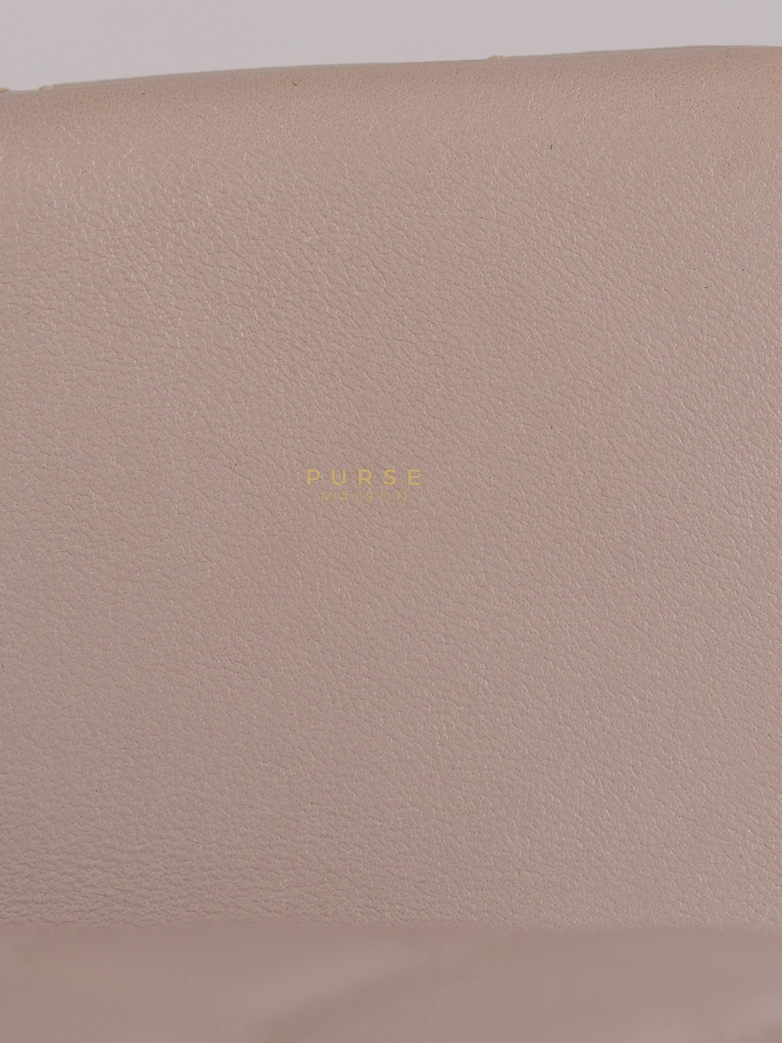 Chanel Mini Rectangle Pearl Crush in Light Purplish Gray Lambskin Leather and Aged Gold Hardware (Microchip) - Image 41