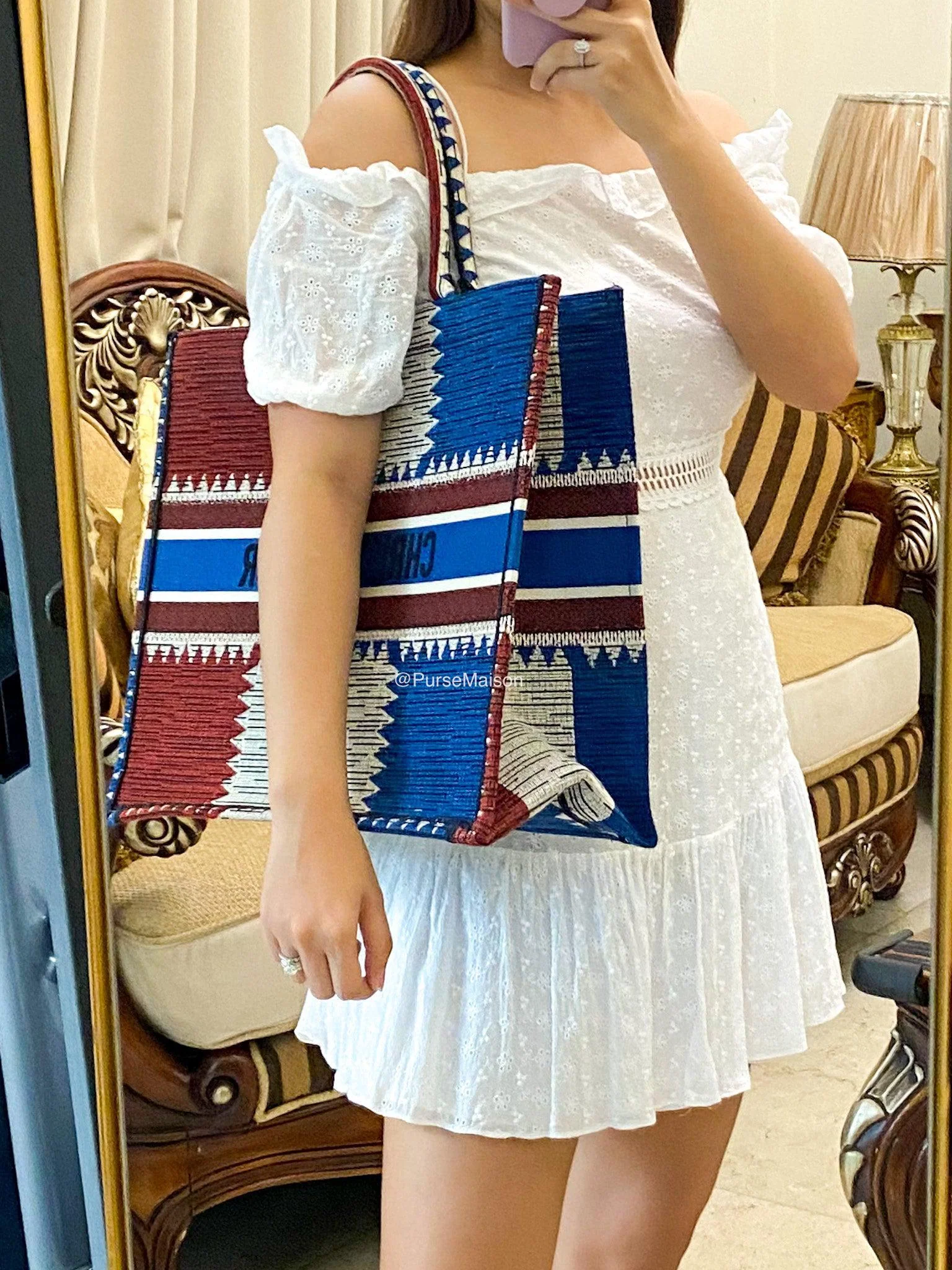 Christian Dior Christian Dior Large Book Tote French Flag 2019 fall/winter collection - Image 12