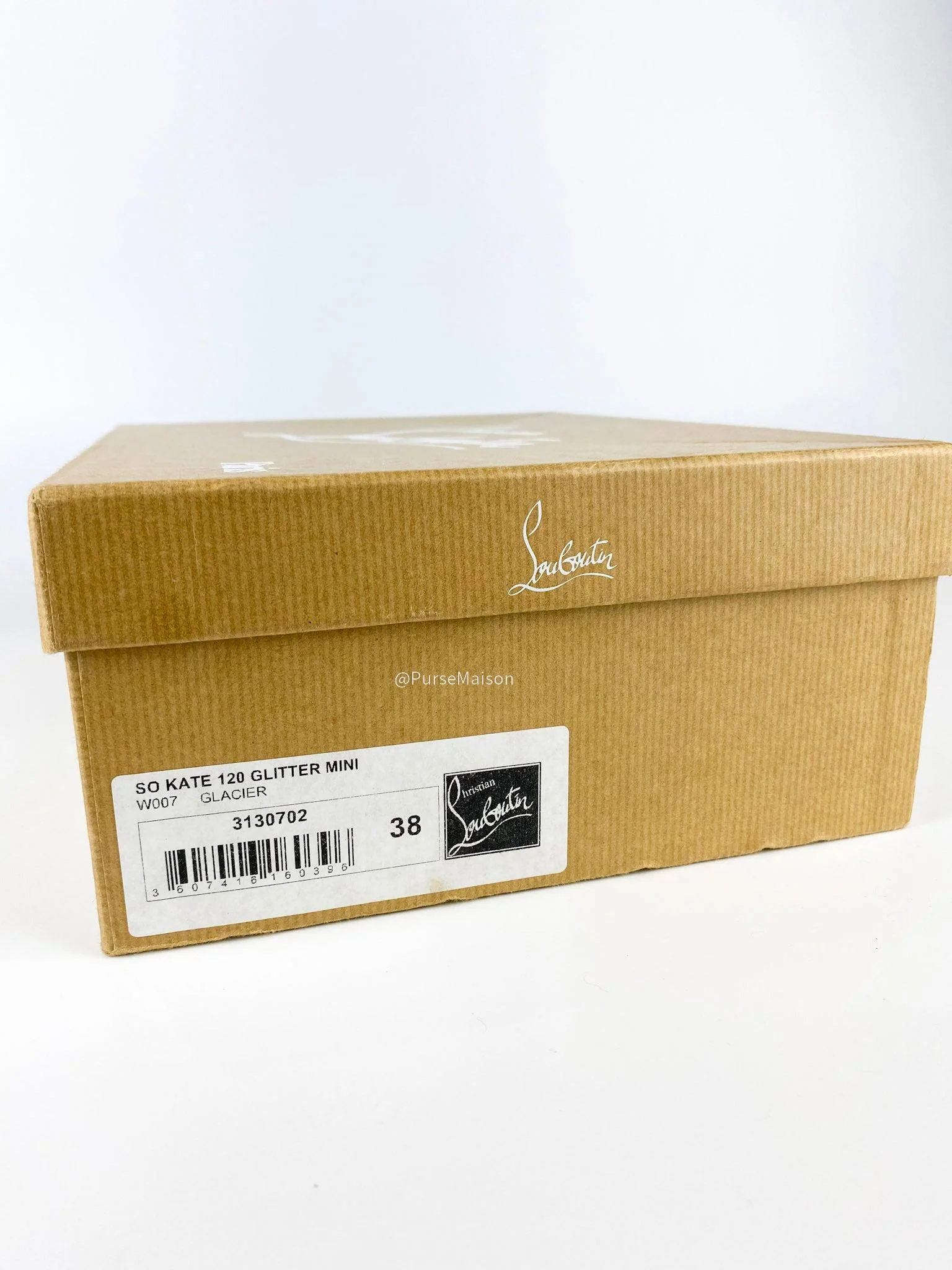 Christian Louboutin Christian Louboutin So Kate 120 Glitter Mini Glaciern(Size 38 EUR) - Image 13