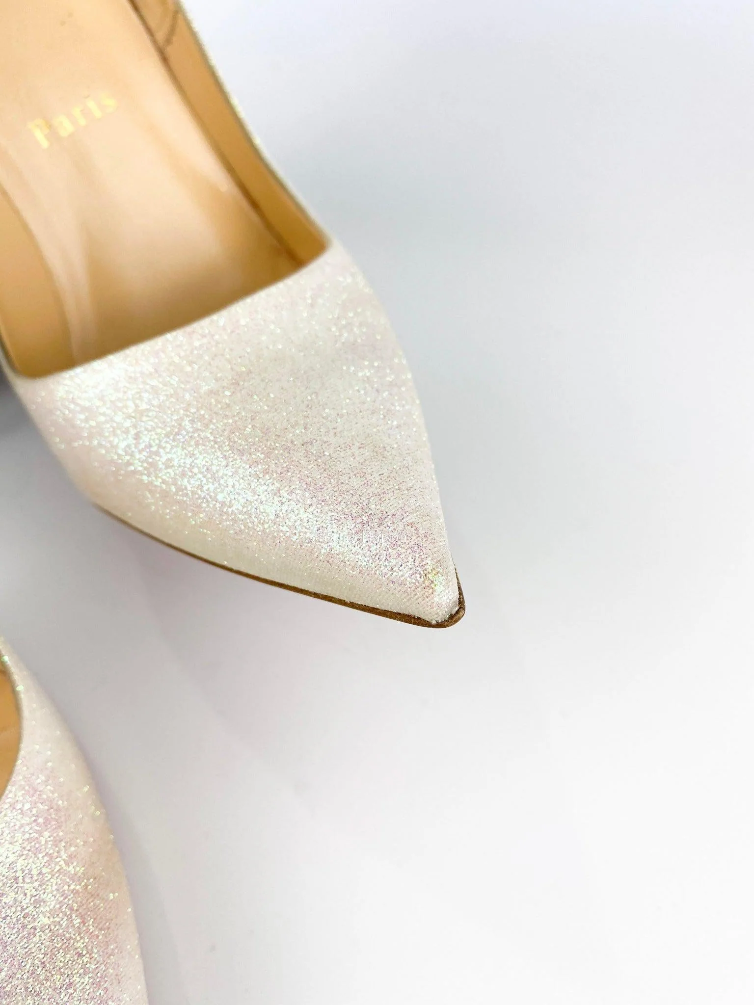 Christian Louboutin Christian Louboutin So Kate 120 Glitter Mini Glaciern(Size 38 EUR) - Image 6