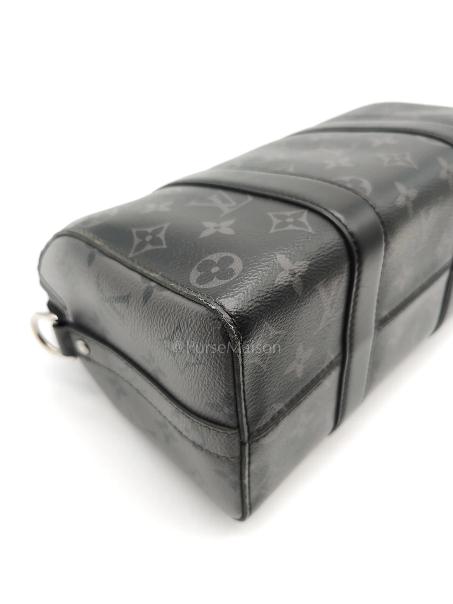 Louis Vuitton City Keepall Shoulder Bag in Monogram Eclipse Canvas (Microchip) - Image 12