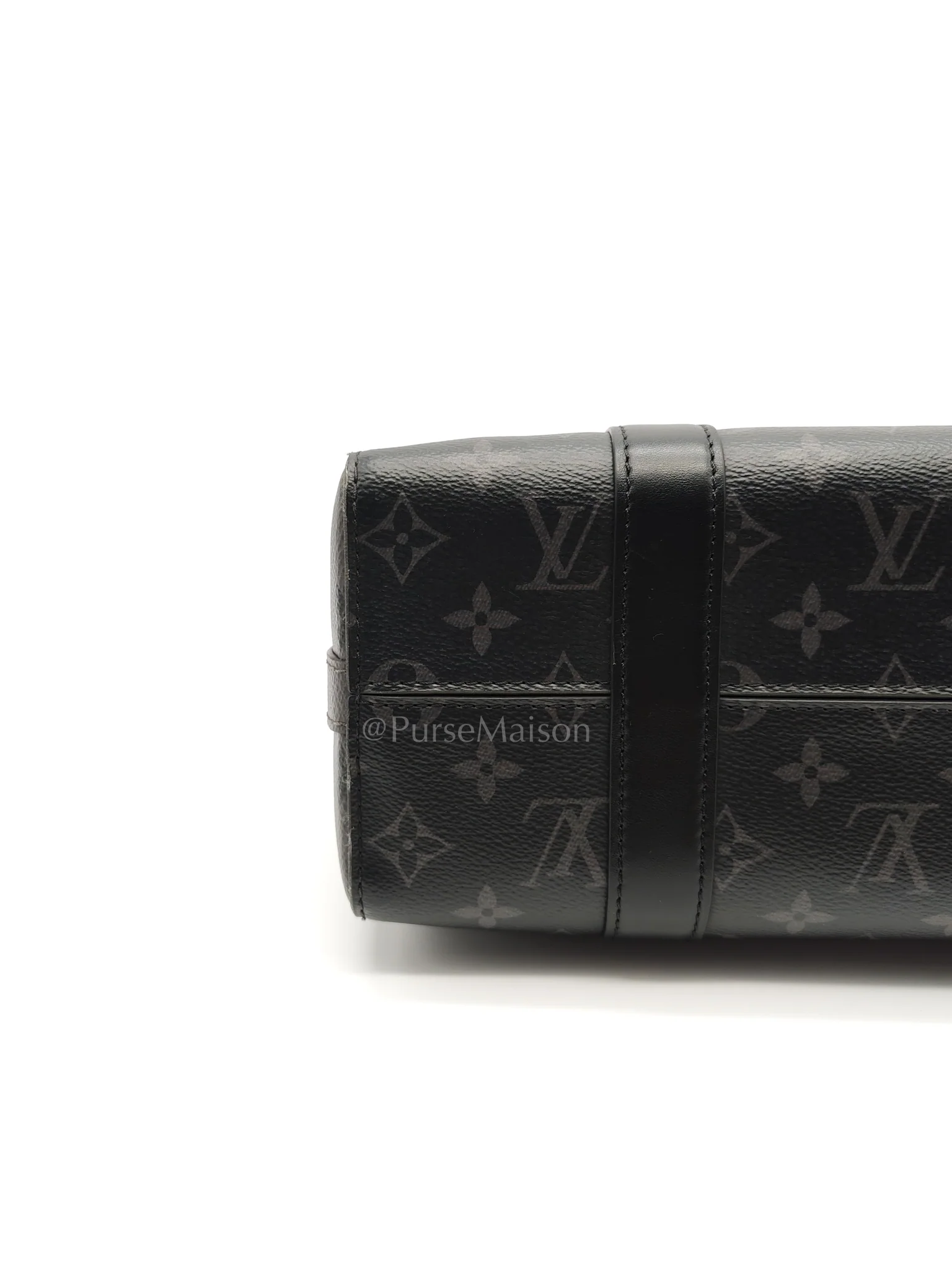 Louis Vuitton City Keepall Shoulder Bag in Monogram Eclipse Canvas (Microchip) - Image 13