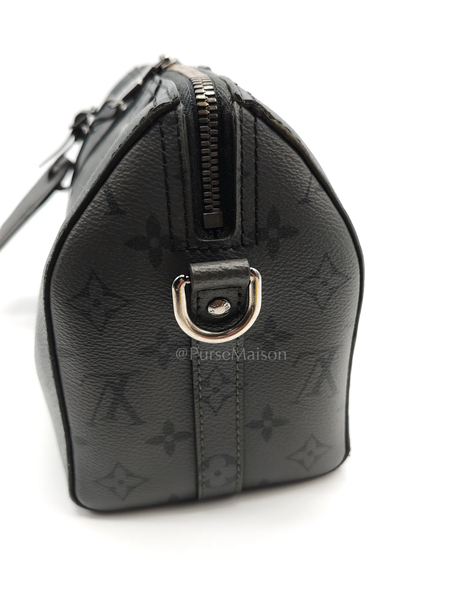 Louis Vuitton City Keepall Shoulder Bag in Monogram Eclipse Canvas (Microchip) - Image 18