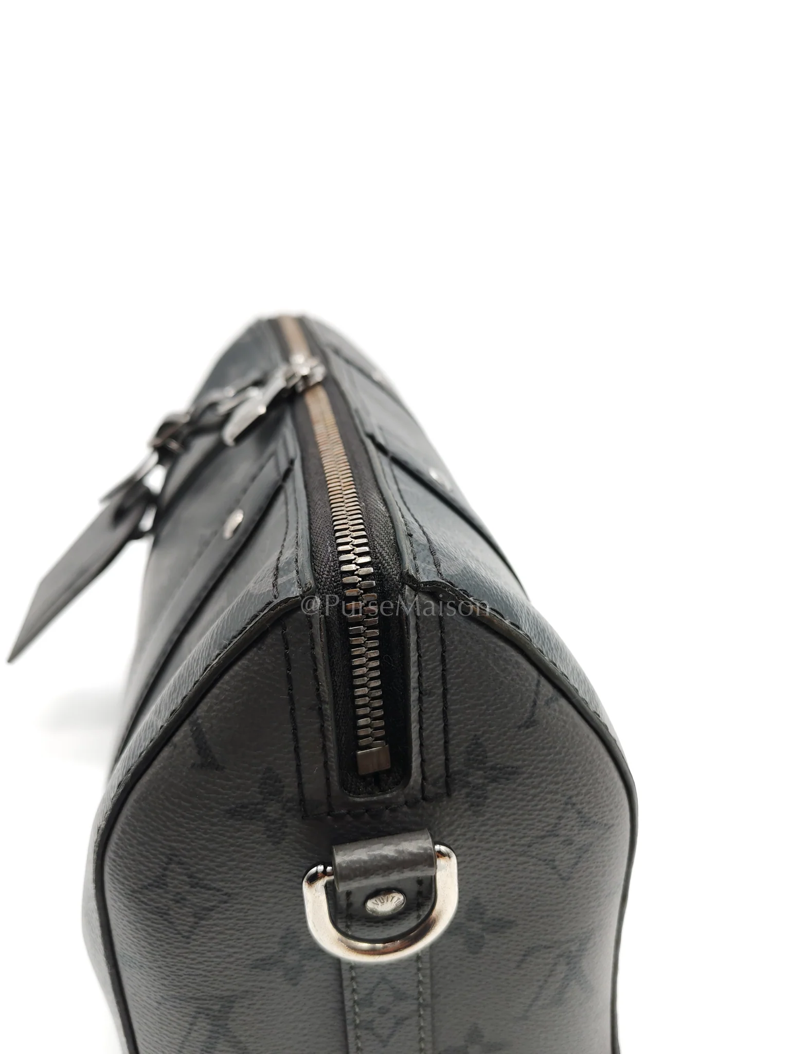 Louis Vuitton City Keepall Shoulder Bag in Monogram Eclipse Canvas (Microchip) - Image 19