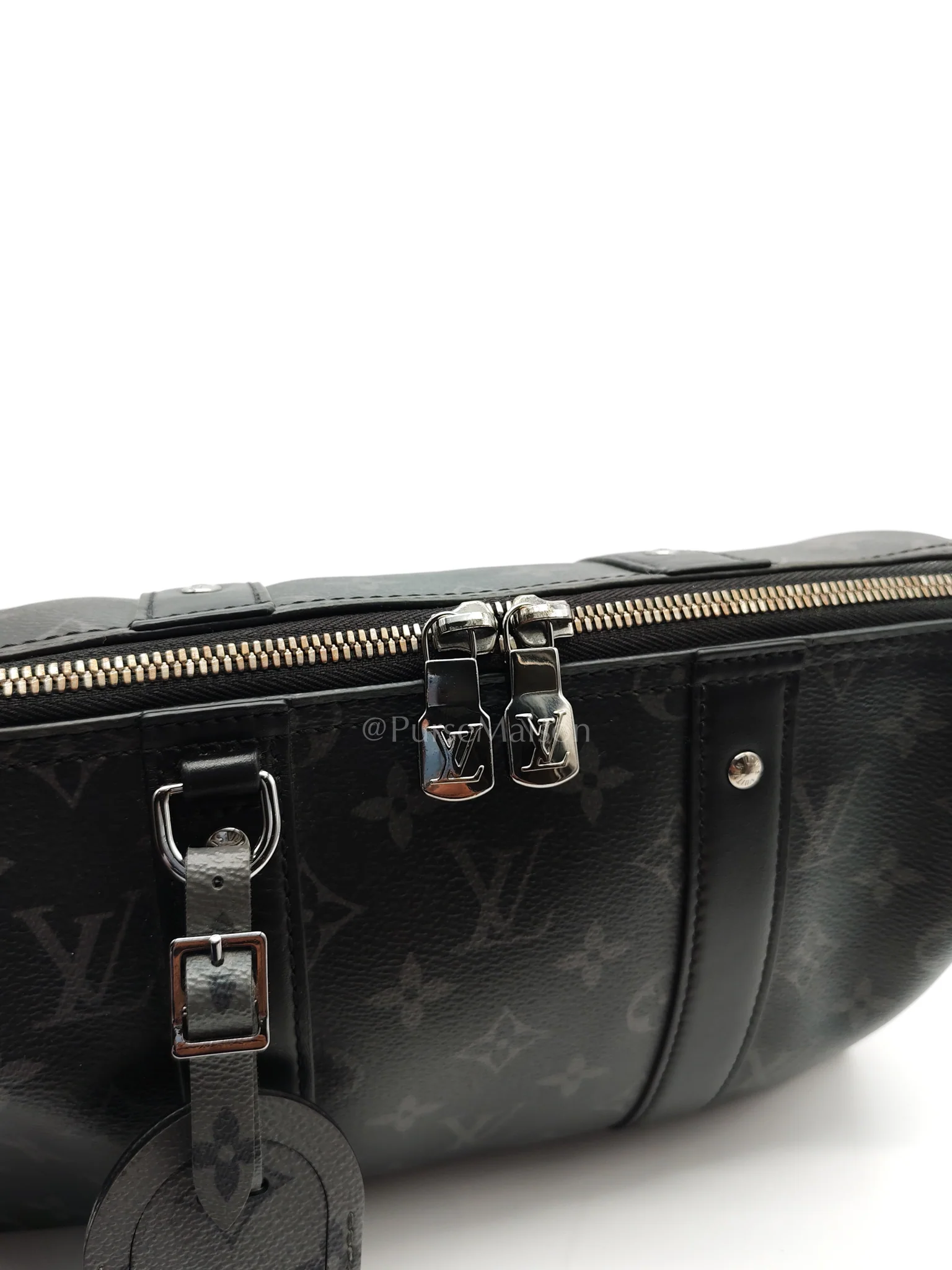 Louis Vuitton City Keepall Shoulder Bag in Monogram Eclipse Canvas (Microchip) - Image 20