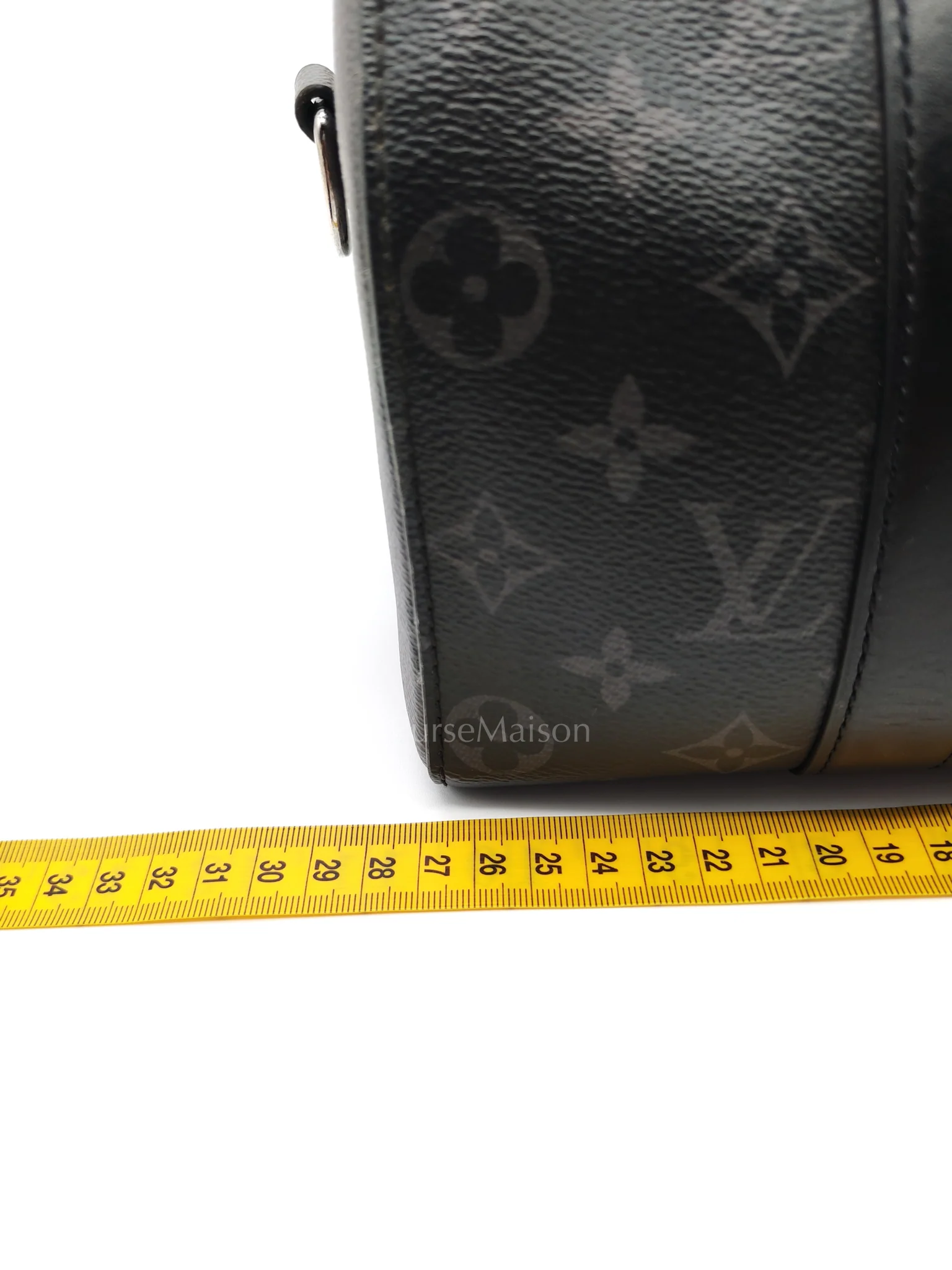 Louis Vuitton City Keepall Shoulder Bag in Monogram Eclipse Canvas (Microchip) - Image 35
