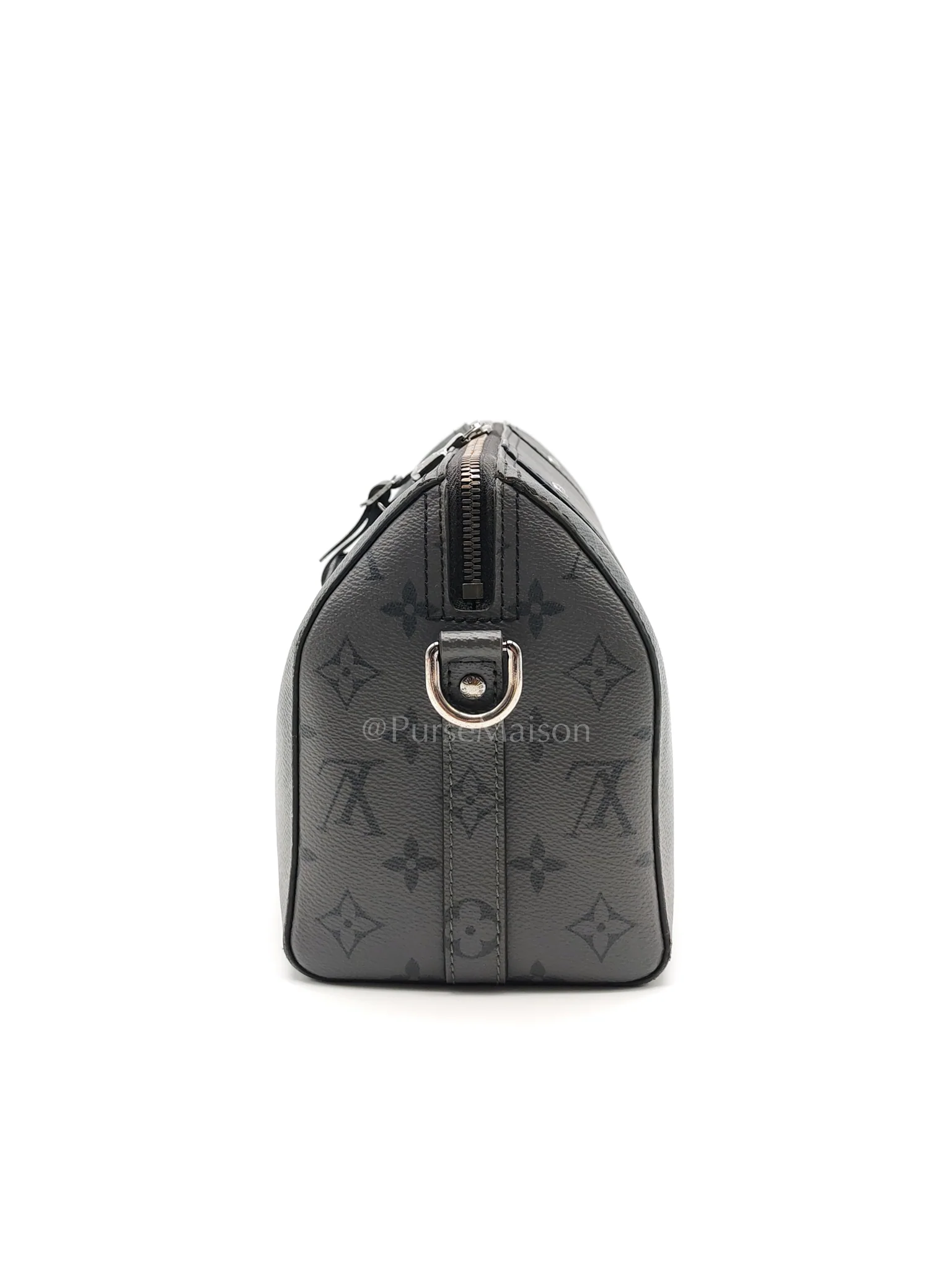 Louis Vuitton City Keepall Shoulder Bag in Monogram Eclipse Canvas (Microchip) - Image 5