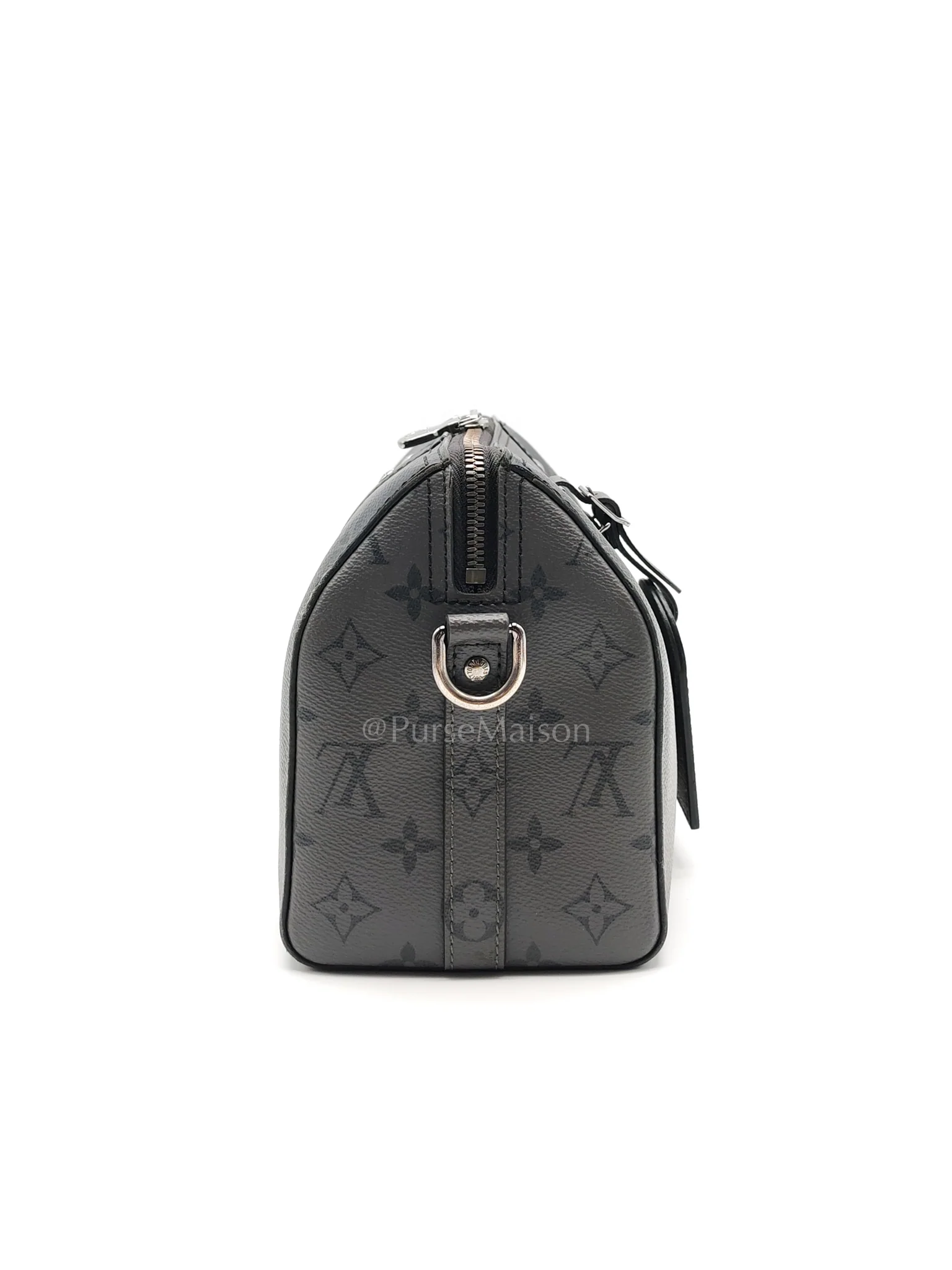 Louis Vuitton City Keepall Shoulder Bag in Monogram Eclipse Canvas (Microchip) - Image 6