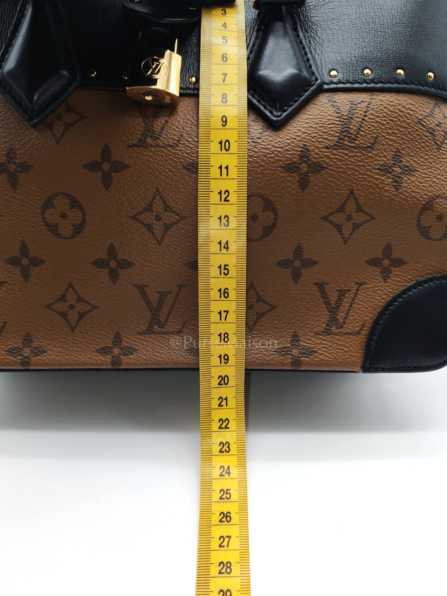 Louis Vuitton City Malle MM Monogram Reverse Canvas (Date code: BA0128) - Image 33
