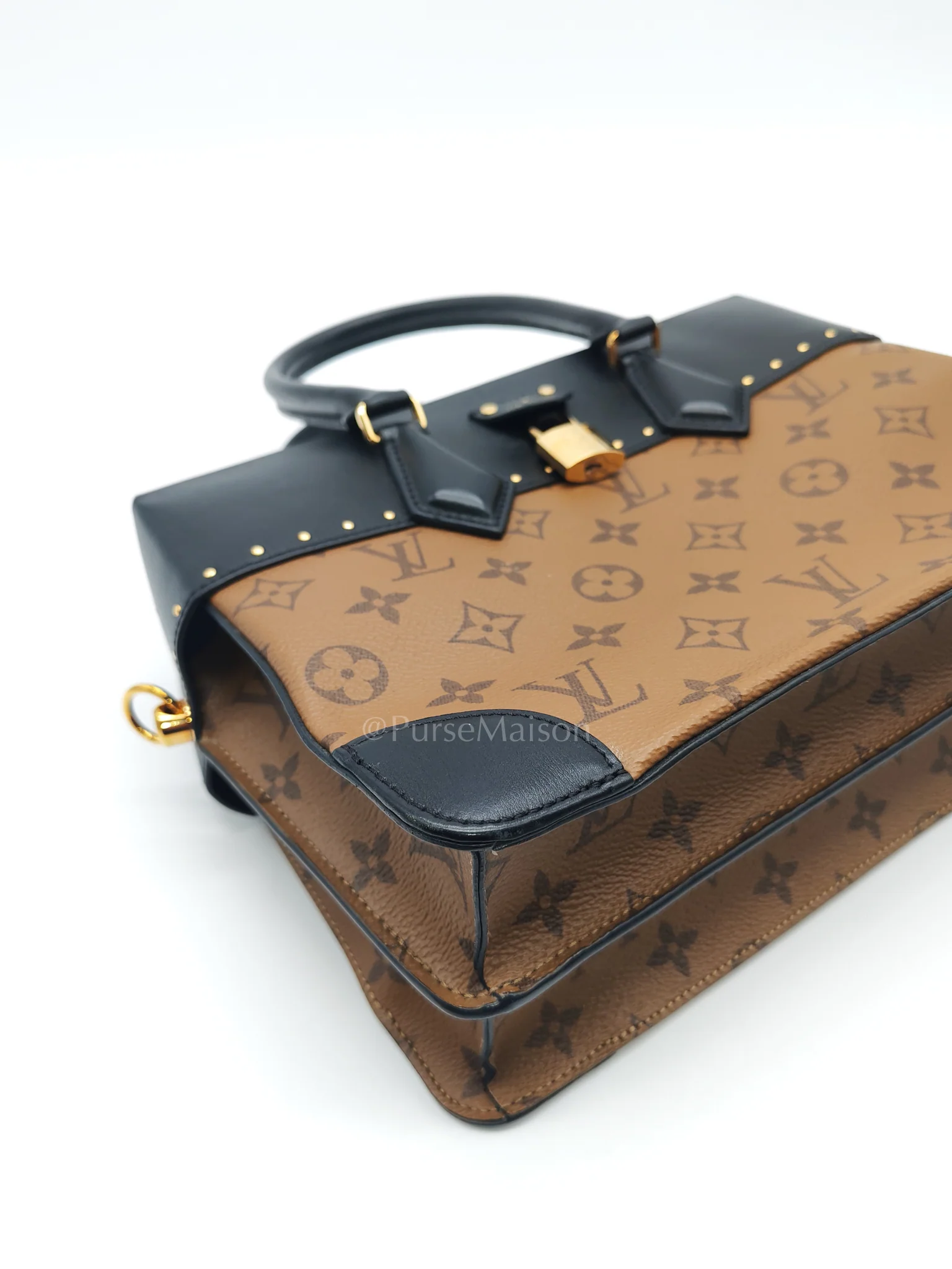 Louis Vuitton City Malle MM Monogram Reverse Canvas (Date code: BA0128) - Image 8