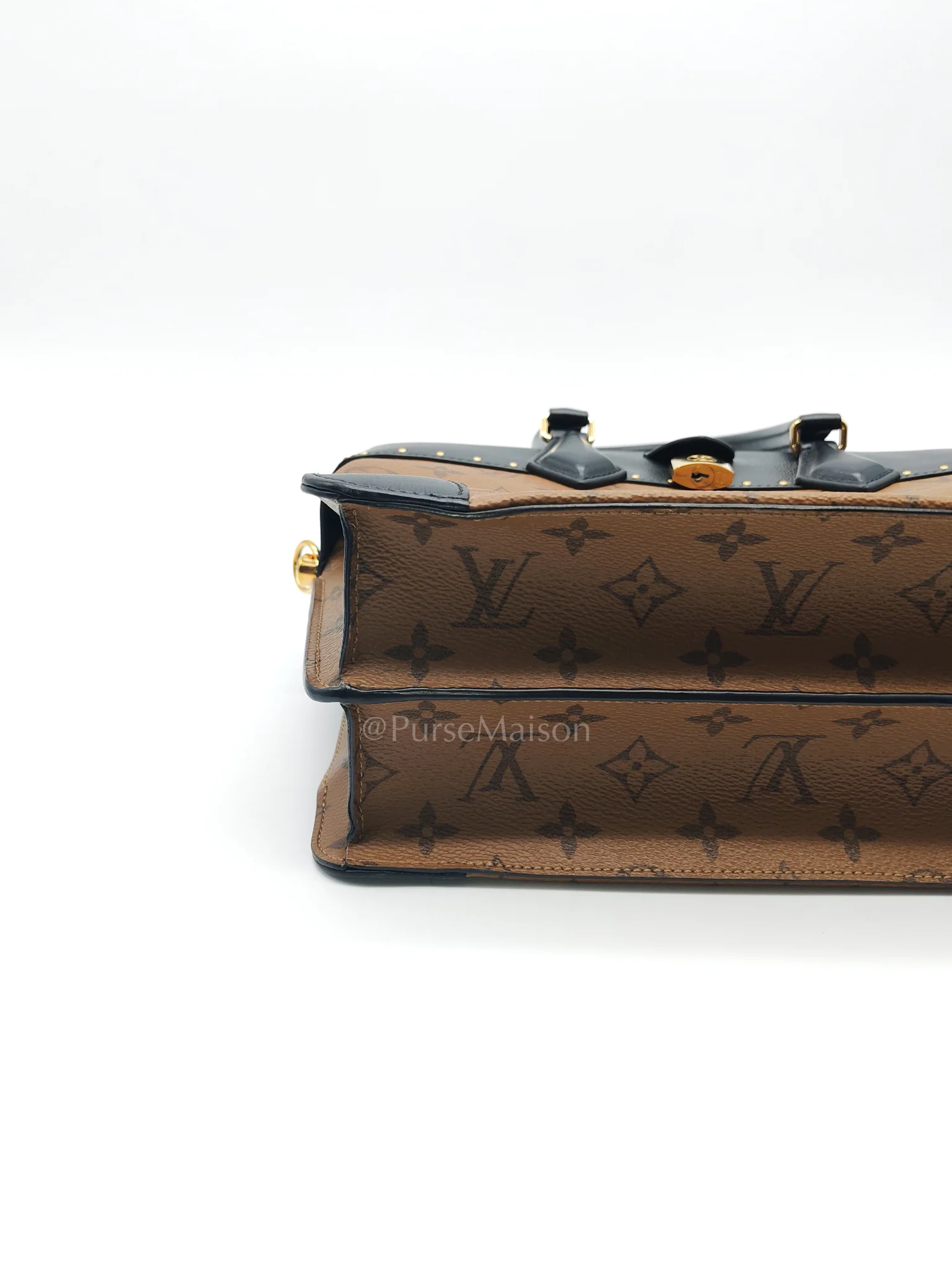 Louis Vuitton City Malle MM Monogram Reverse Canvas (Date code: BA0128) - Image 9