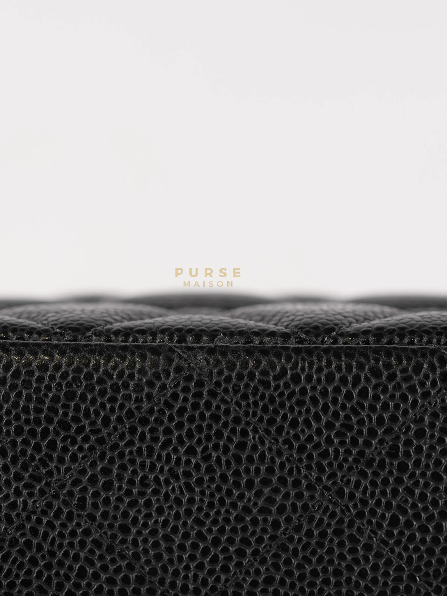 Chanel Classic Double Flap Maxi in Black Caviar Leather & Gold Hardware (Series 19) - Image 14