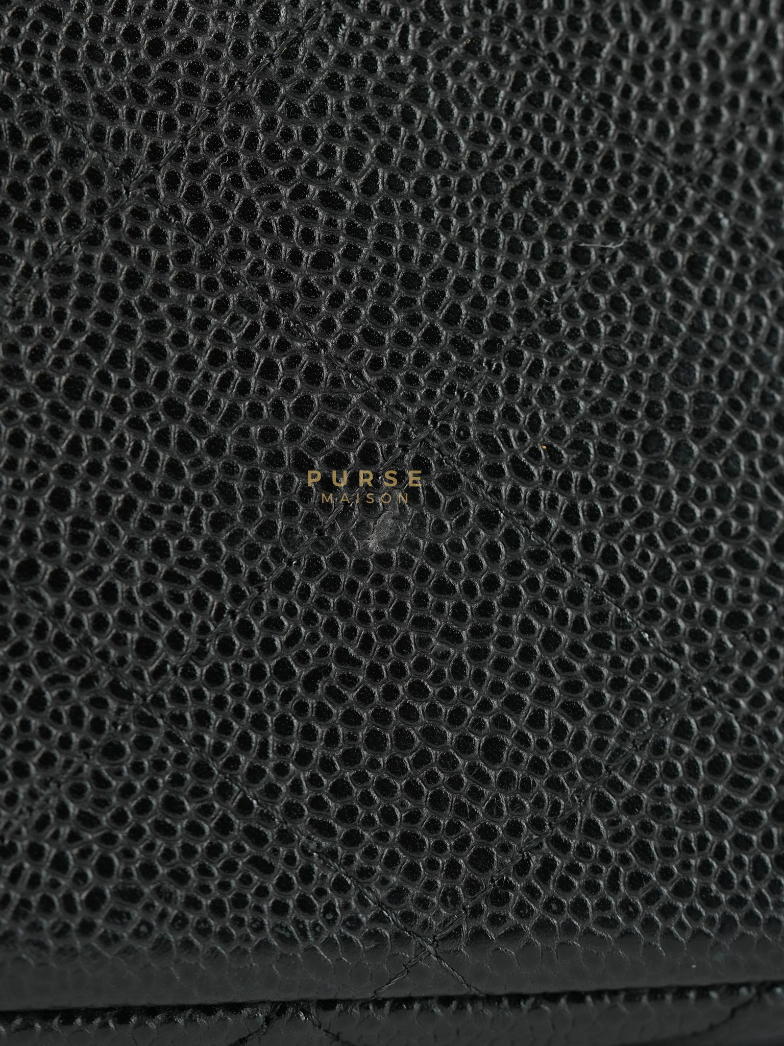 Chanel Classic Double Flap Maxi in Black Caviar Leather & Gold Hardware (Series 19) - Image 21