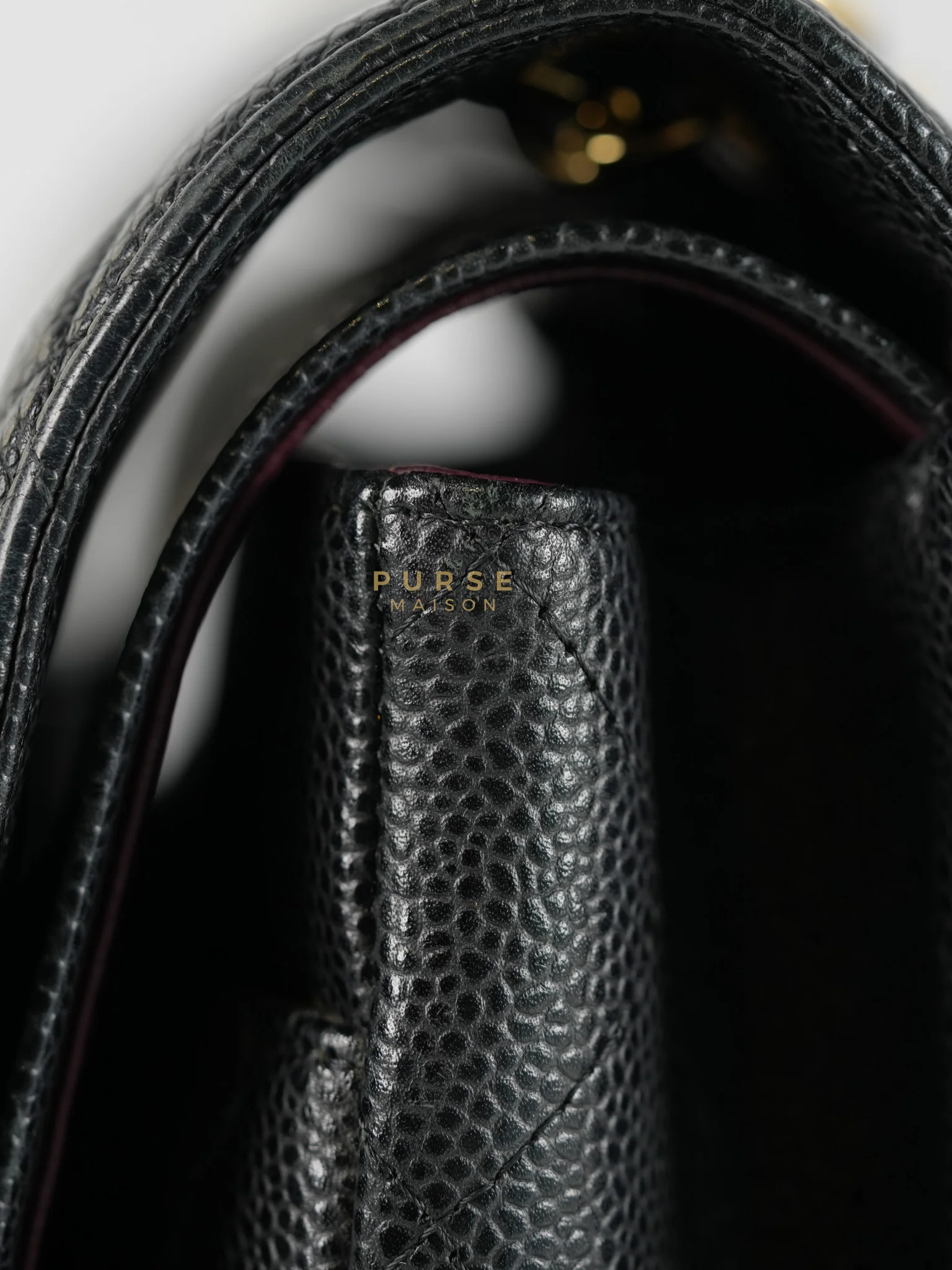 Chanel Classic Double Flap Maxi in Black Caviar Leather & Gold Hardware (Series 19) - Image 31