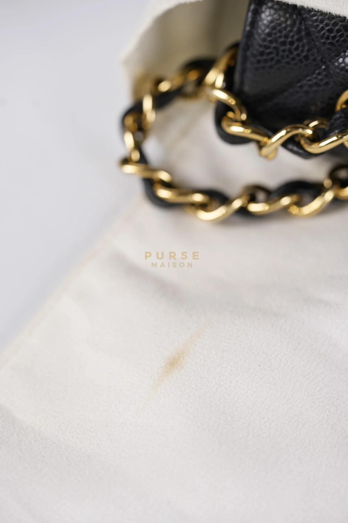 Chanel Classic Double Flap Maxi in Black Caviar Leather & Gold Hardware (Series 19) - Image 99