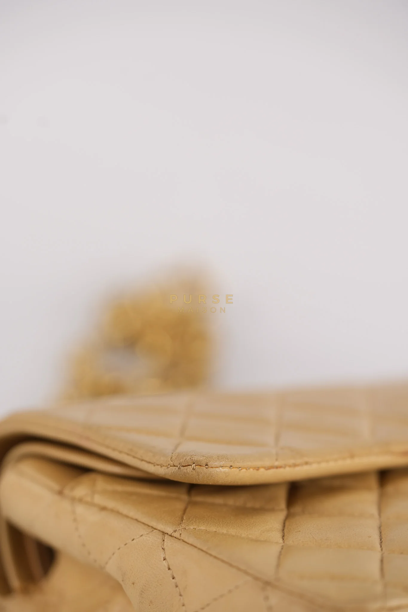 Chanel Classic Double Flap in Medium Vintage Lambskin Leather 24k Gold Hardware Series 7 - Image 17