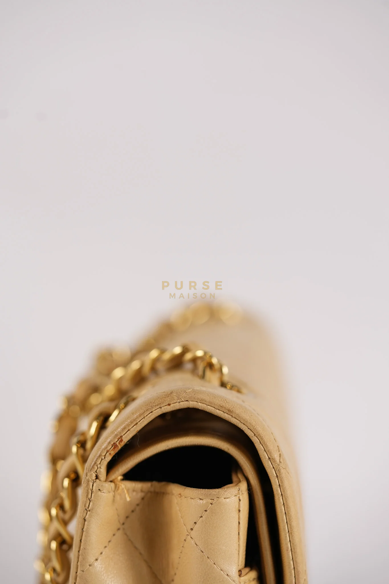 Chanel Classic Double Flap in Medium Vintage Lambskin Leather 24k Gold Hardware Series 7 - Image 29