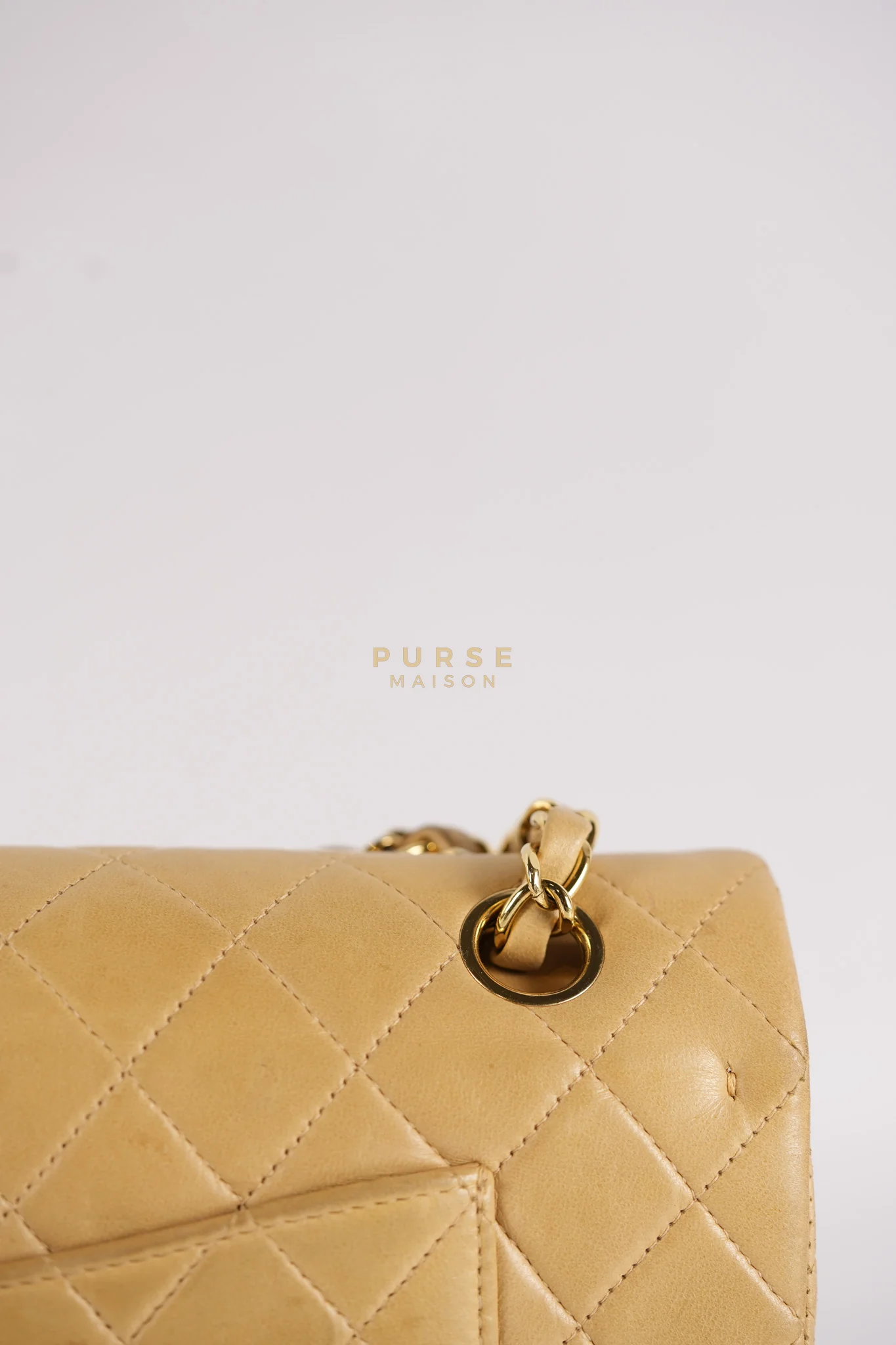 Chanel Classic Double Flap in Medium Vintage Lambskin Leather 24k Gold Hardware Series 7 - Image 40