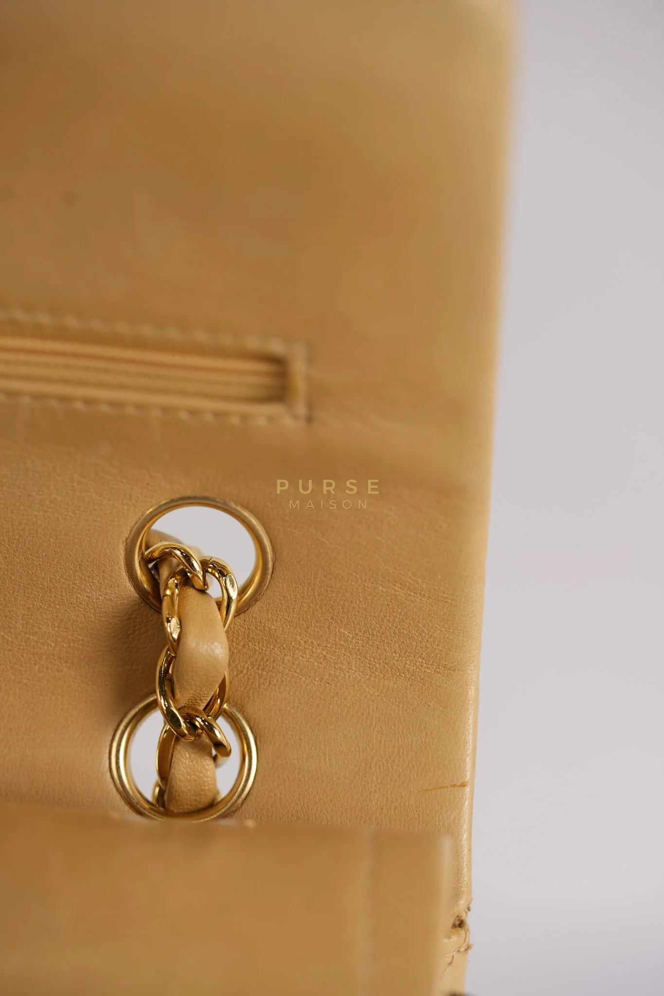 Chanel Classic Double Flap in Medium Vintage Lambskin Leather 24k Gold Hardware Series 7 - Image 49