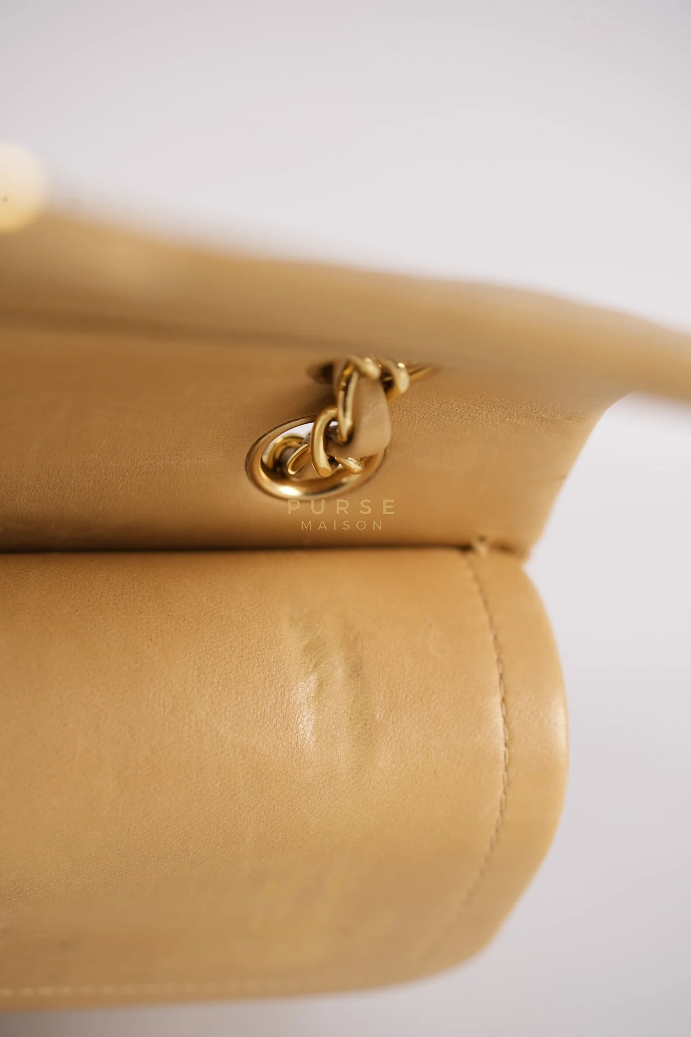 Chanel Classic Double Flap in Medium Vintage Lambskin Leather 24k Gold Hardware Series 7 - Image 52