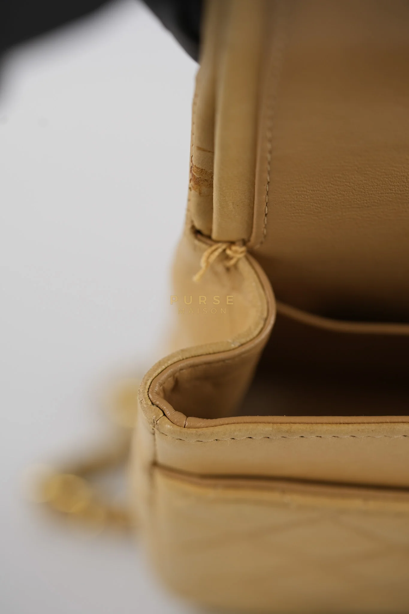 Chanel Classic Double Flap in Medium Vintage Lambskin Leather 24k Gold Hardware Series 7 - Image 61