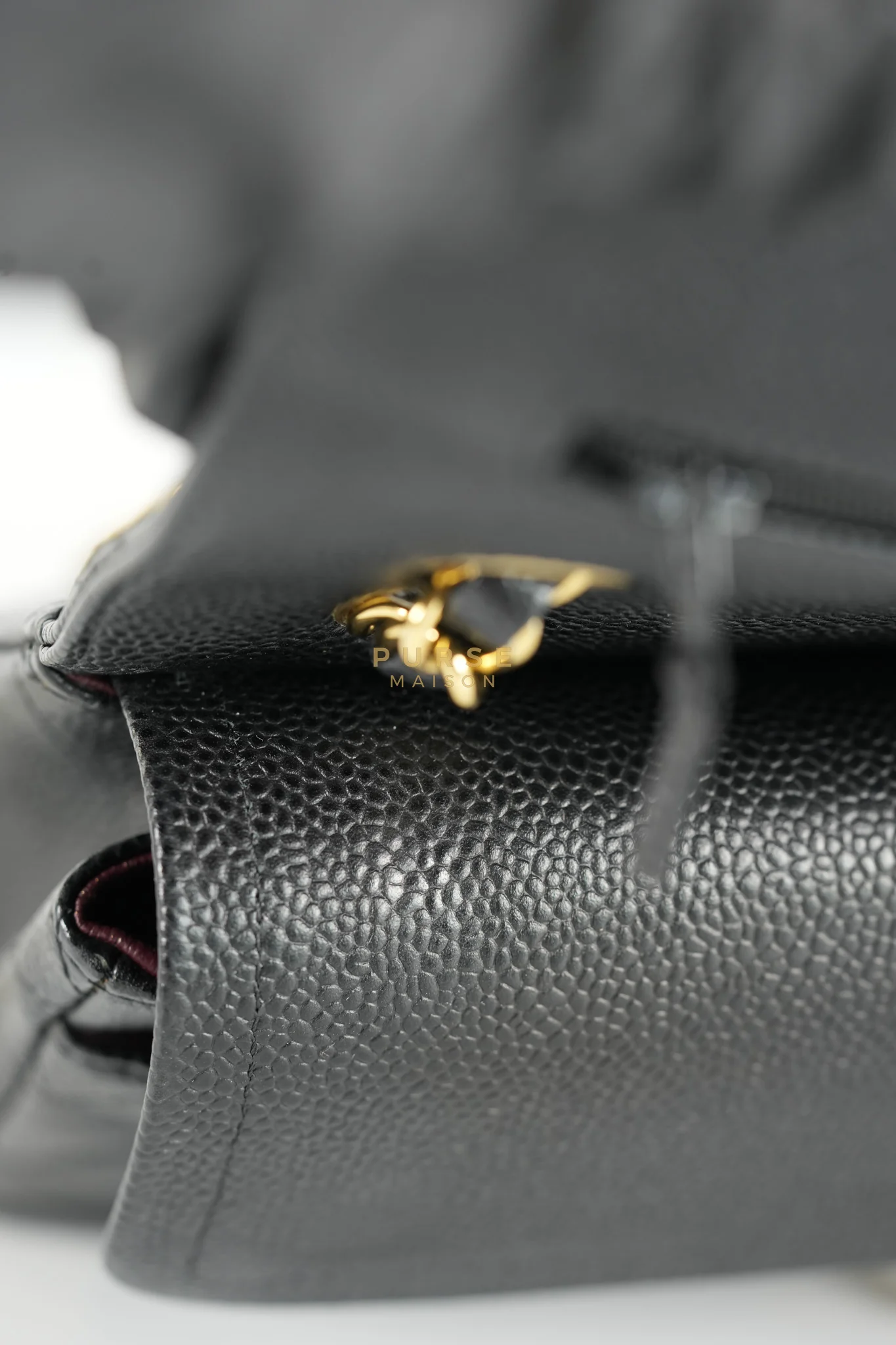 Chanel Classic Double Flap Small in Black Caviar Leather & Gold Hardware Series 20 - Image 15