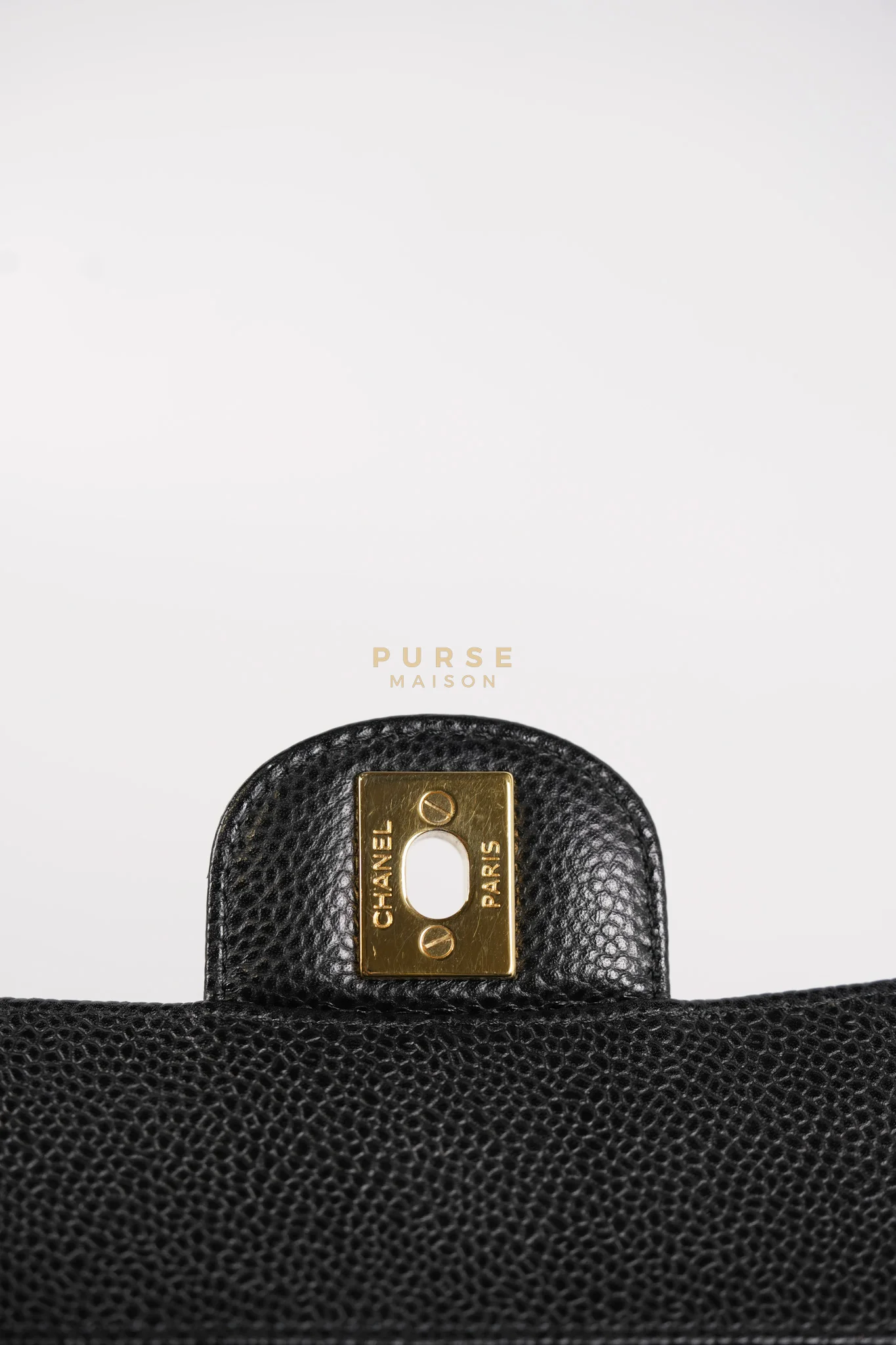 Chanel Classic Double Flap Small in Black Caviar Leather & Gold Hardware Series 20 - Image 19