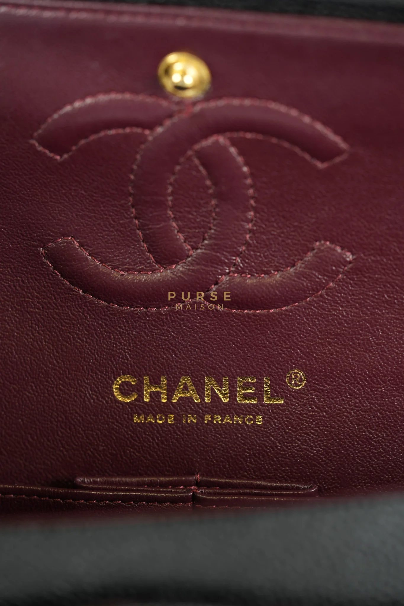 Chanel Classic Double Flap Small in Black Caviar Leather & Gold Hardware Series 20 - Image 27