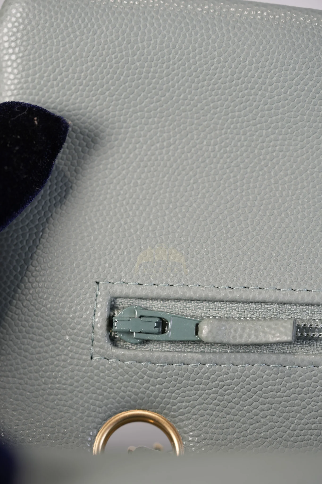 Chanel Classic Double Flap Medium in Mint Green Quilted Caviar Leather & Light Gold Hardware Microchip - Image 21