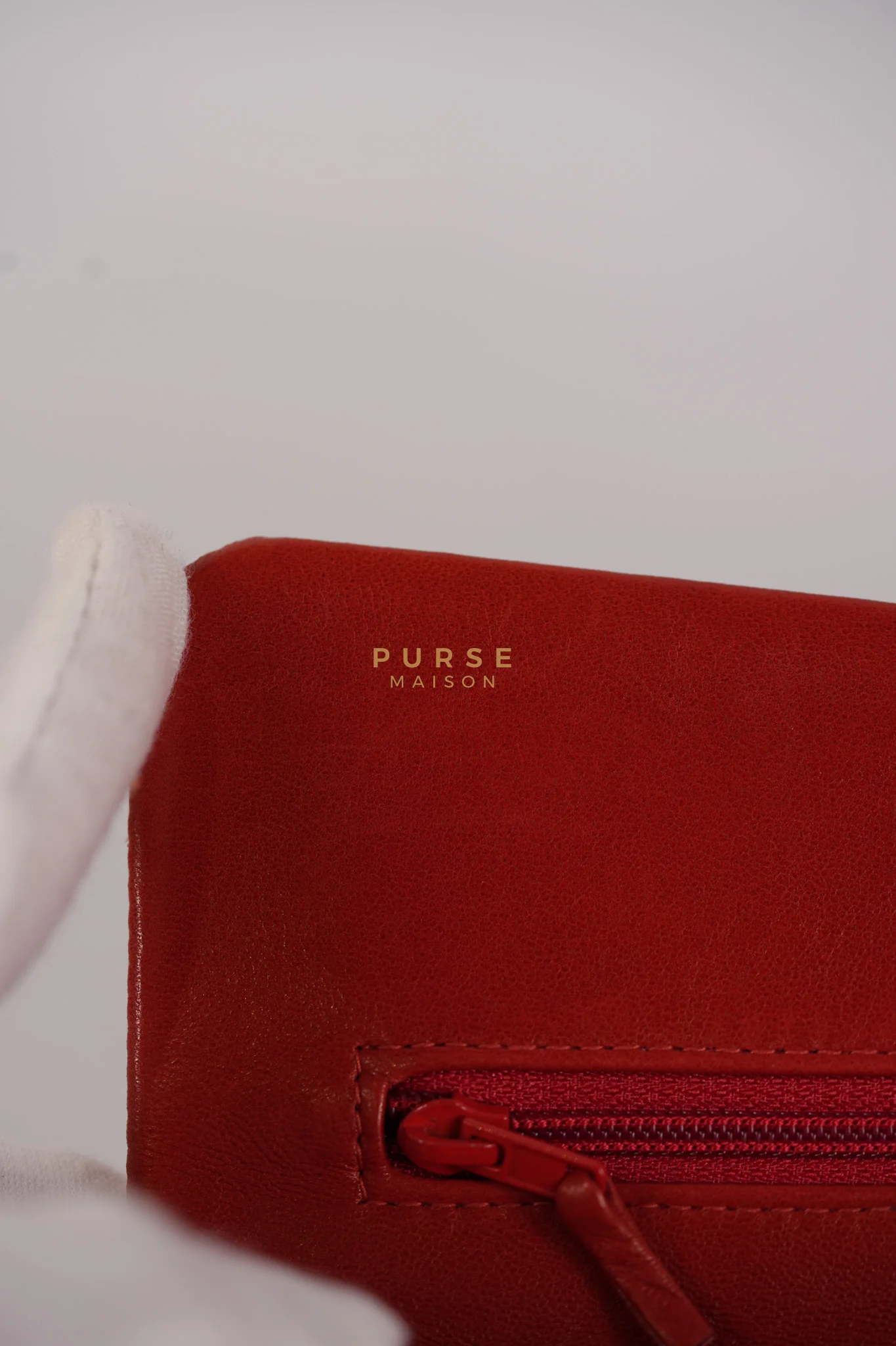 Chanel Classic Double Flap Small Vintage in Red Lambskin Leather and 24k Gold Hardware Series 6 - Image 29