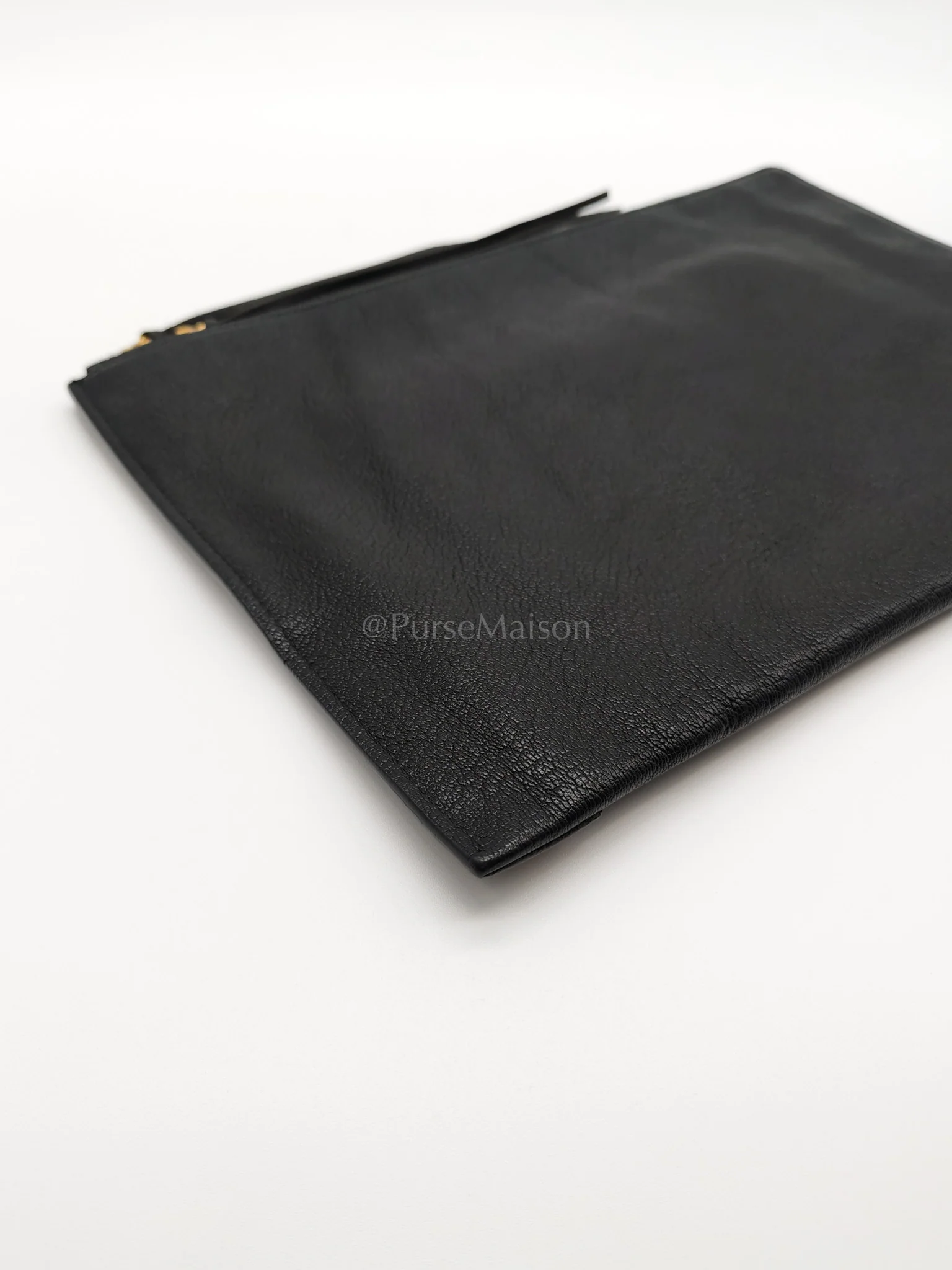 Balenciaga Classic Metallic Edge Clutch in Black Calfskin Leather - Image 10