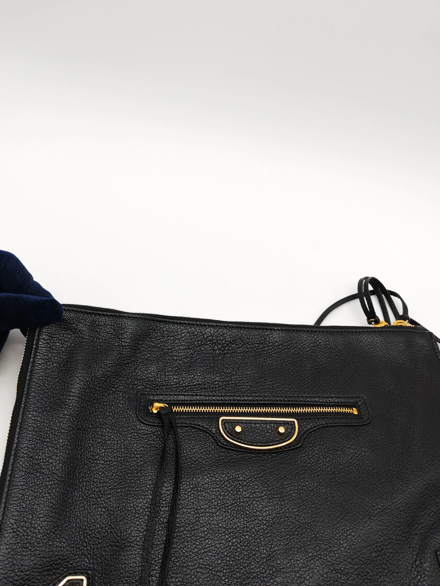 Balenciaga Classic Metallic Edge Clutch in Black Calfskin Leather - Image 14