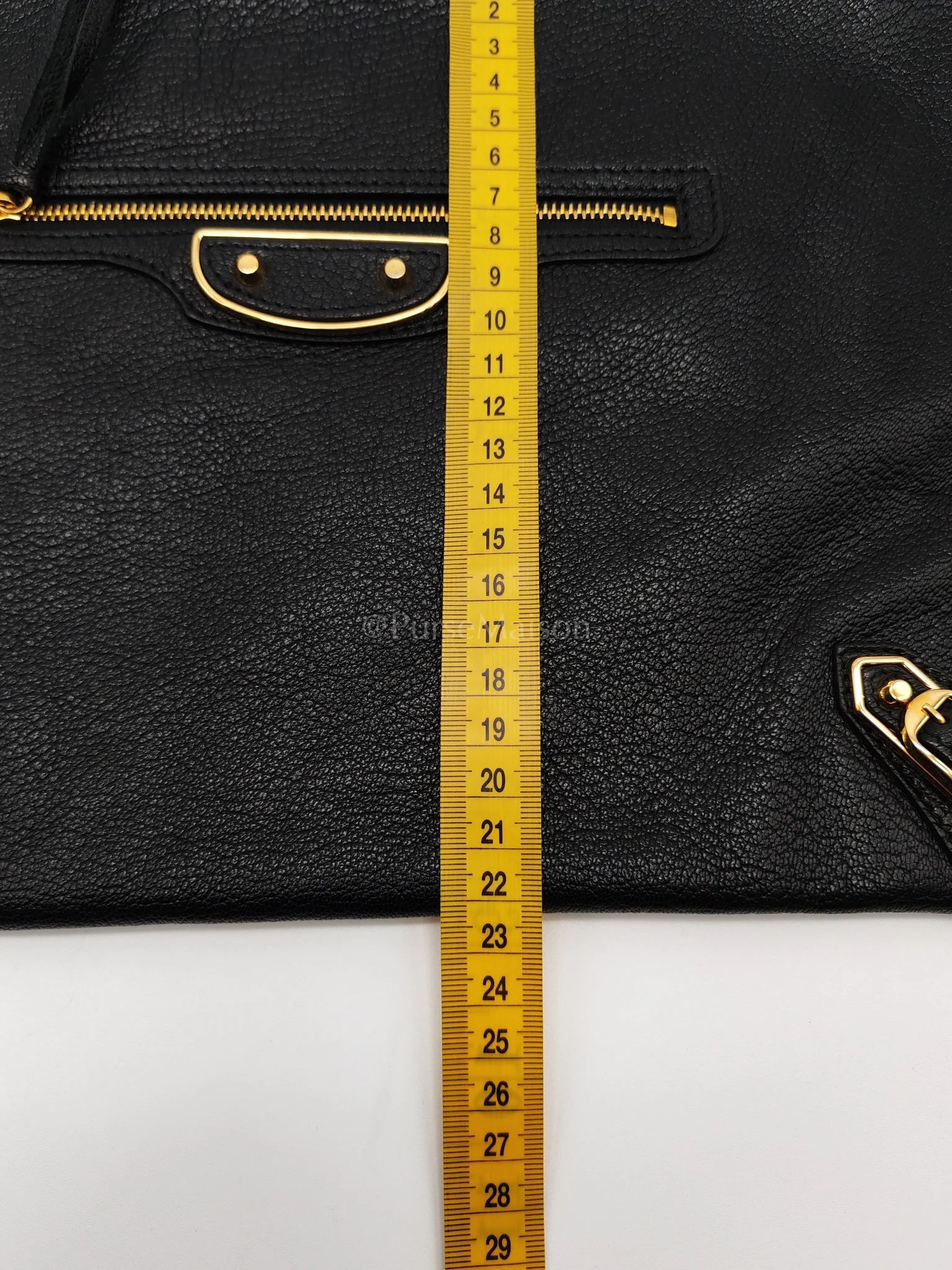 Balenciaga Classic Metallic Edge Clutch in Black Calfskin Leather - Image 17