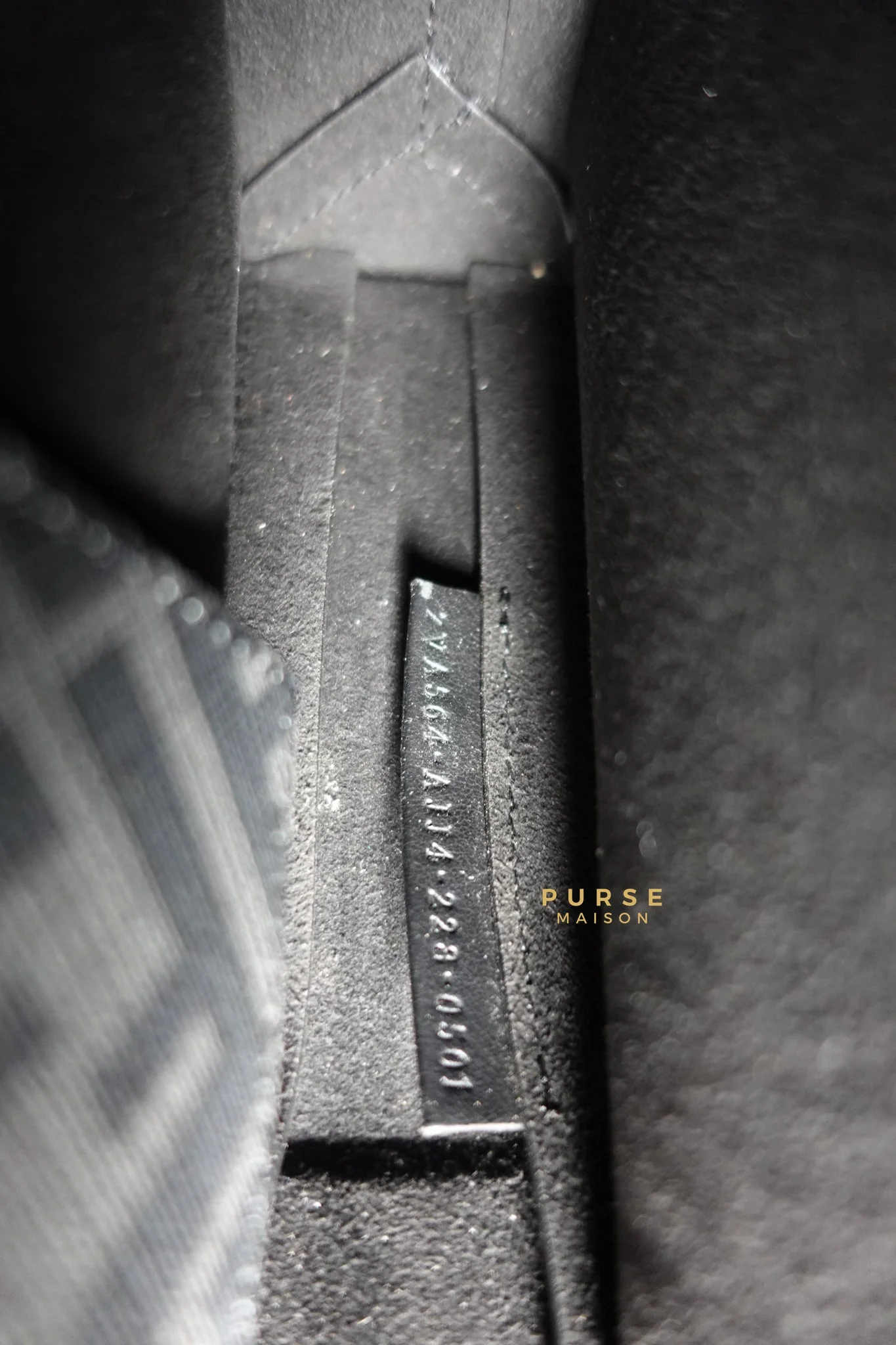 Fendi Clutch Bag in Black/Grey Monogram Canvas - Image 18