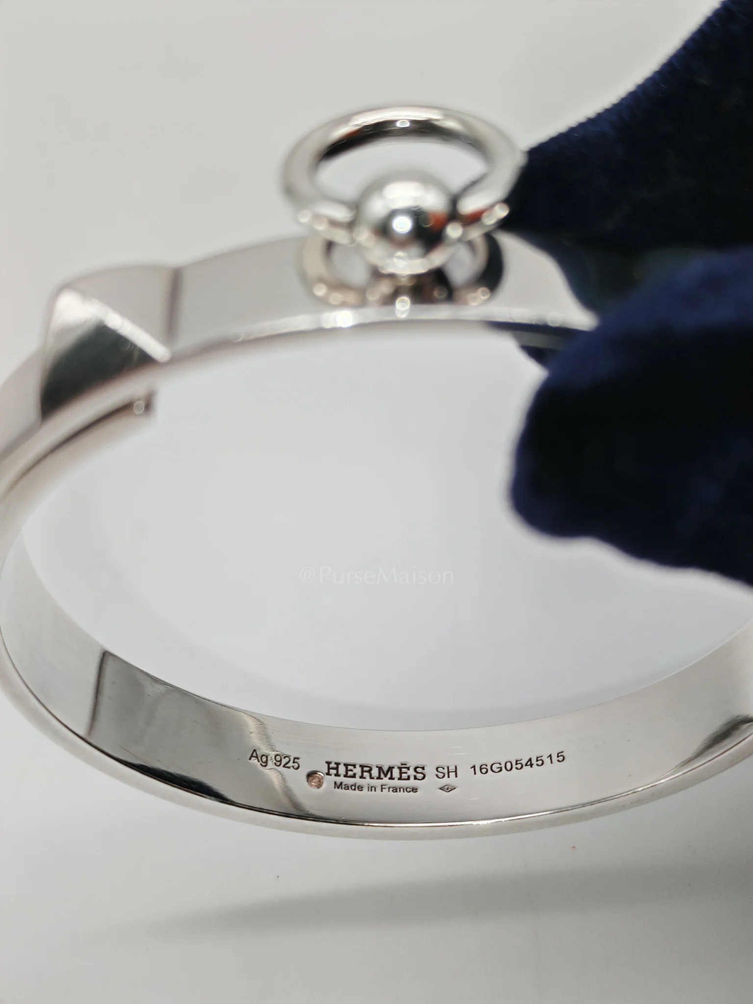 Hermes Collier De Chien Bracelet Sterling Silver - Image 7