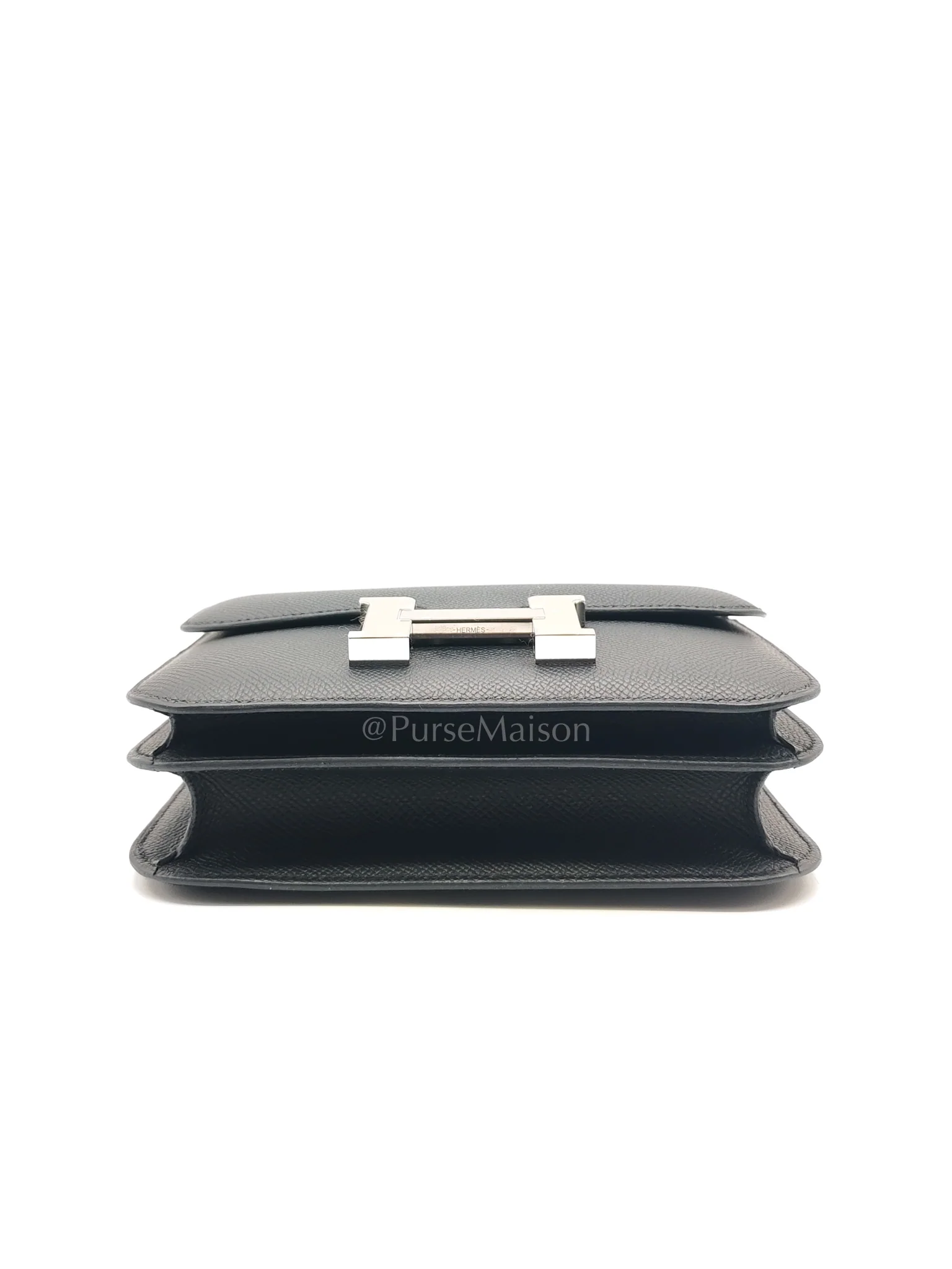 Hermes Constance 18 Black Epsom Leather in Palladium Hardware Stamp K (2025) - Image 7