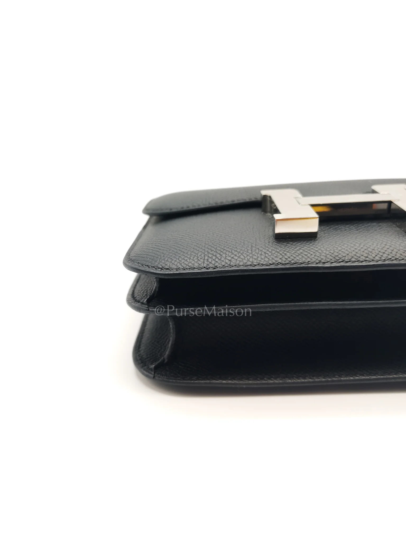Hermes Constance 18 Black Epsom Leather in Palladium Hardware Stamp K (2025) - Image 9