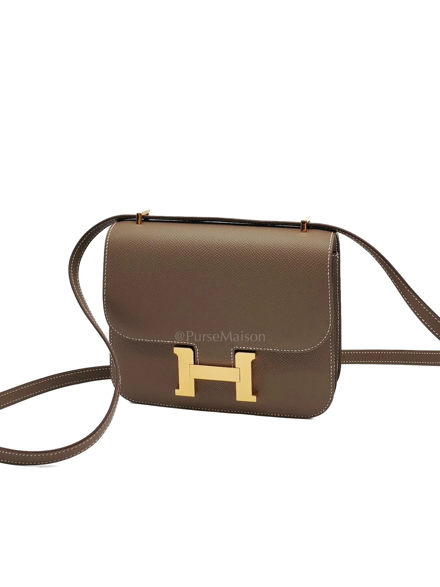 Hermes Constance 18 in Etoupe Epsom Leather and Gold Hardware Stamp K (2025) - Image 3