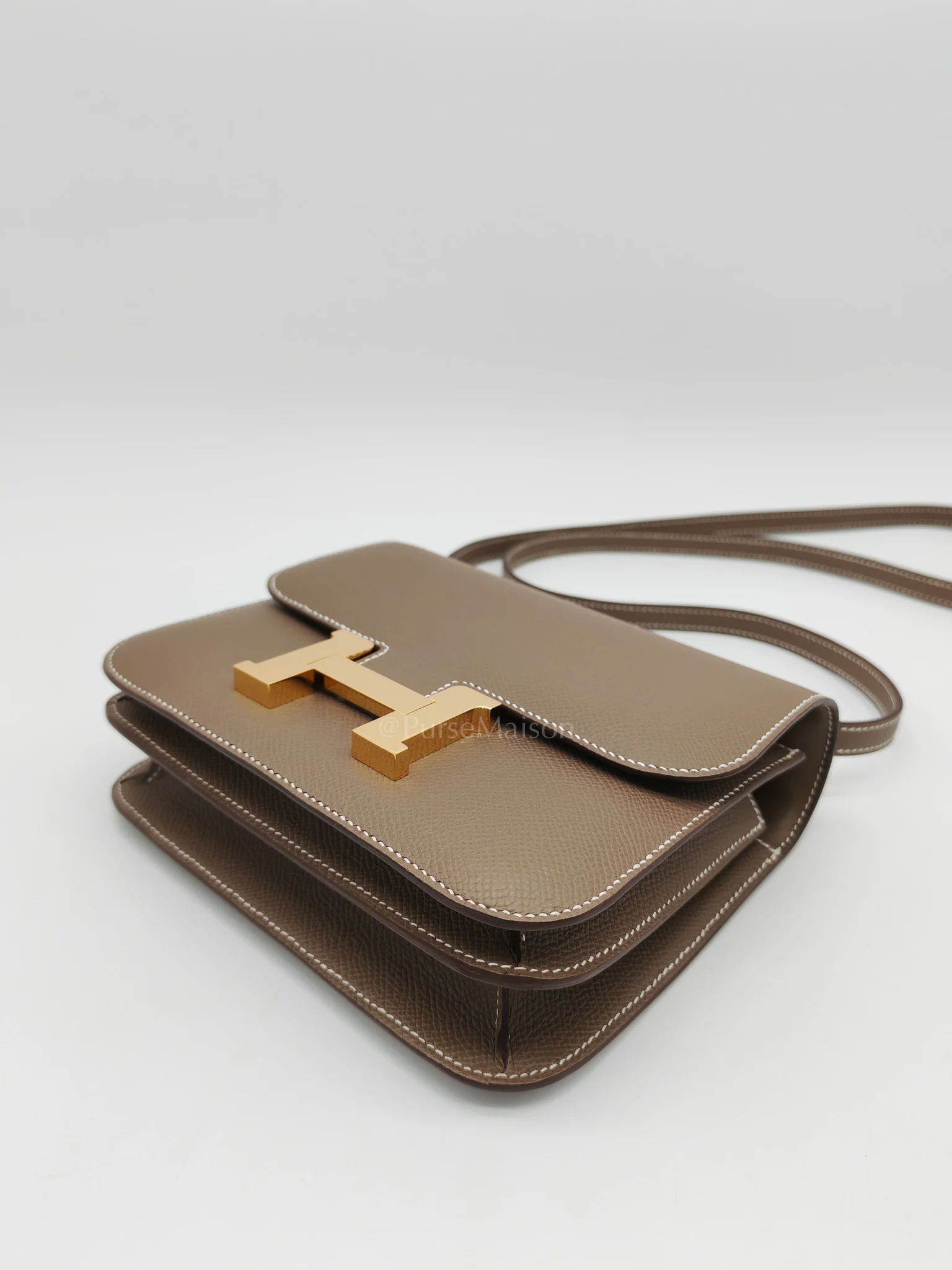 Hermes Constance 18 in Etoupe Epsom Leather and Gold Hardware Stamp K (2025) - Image 9