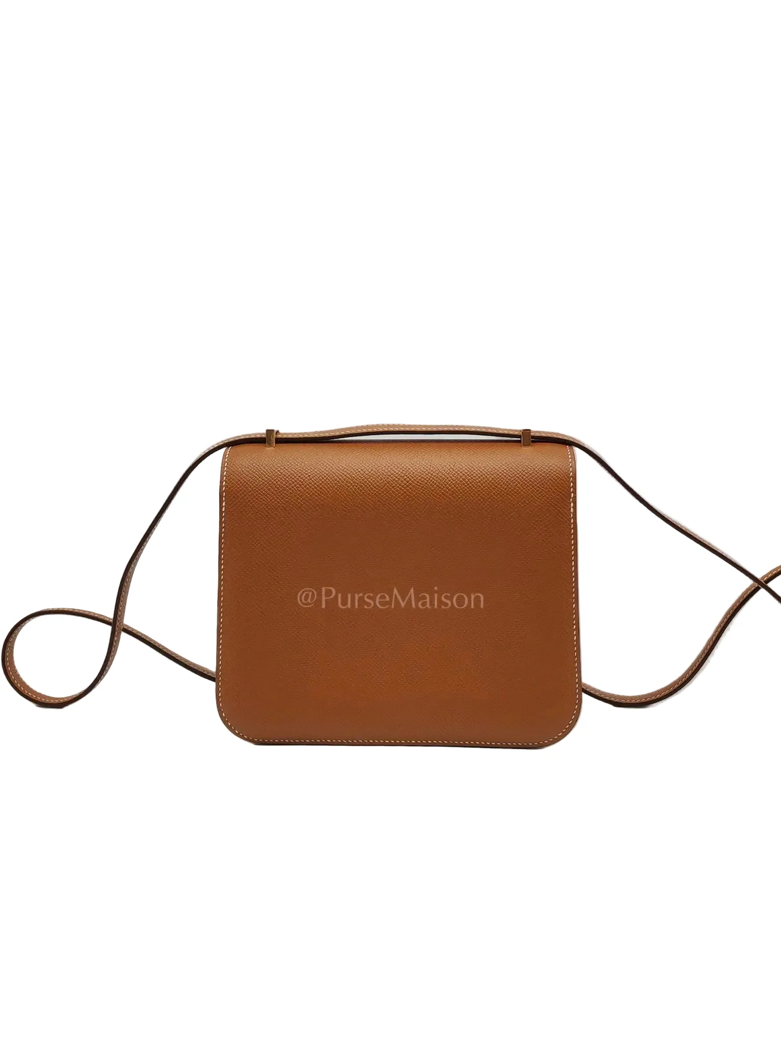 Hermes Constance 18 in Gold Epsom Leather & Gold Hardware Stamp U(2022) - Image 4