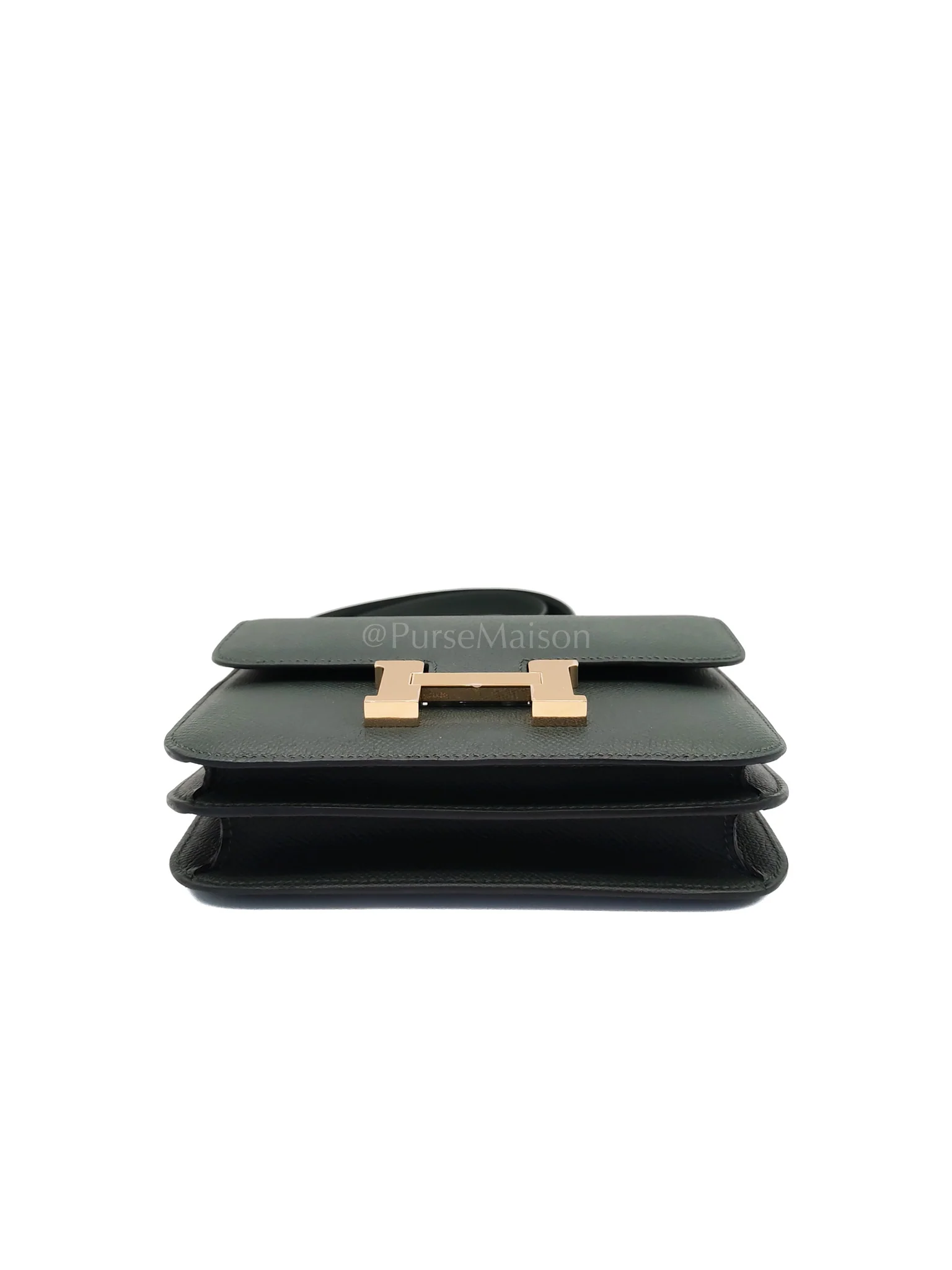 Hermes Constance 18 Vert Mangrove Epsom Leather in Permabrass Hardware Stamp K (2025) - Image 7