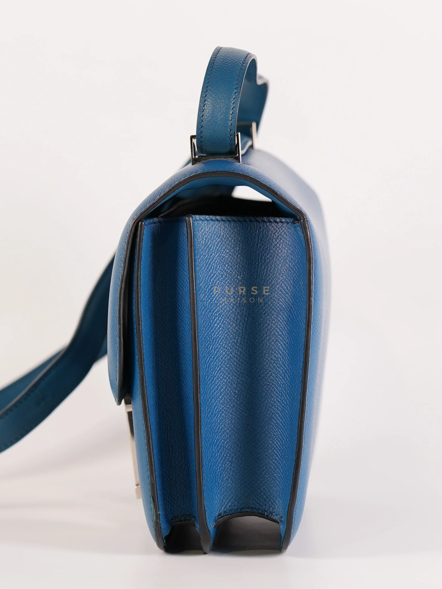 Hermes Constance 24 Epsom in Colvert Evercolor Leather and Palladium Hardware Stamp Square R (2014) - Image 5