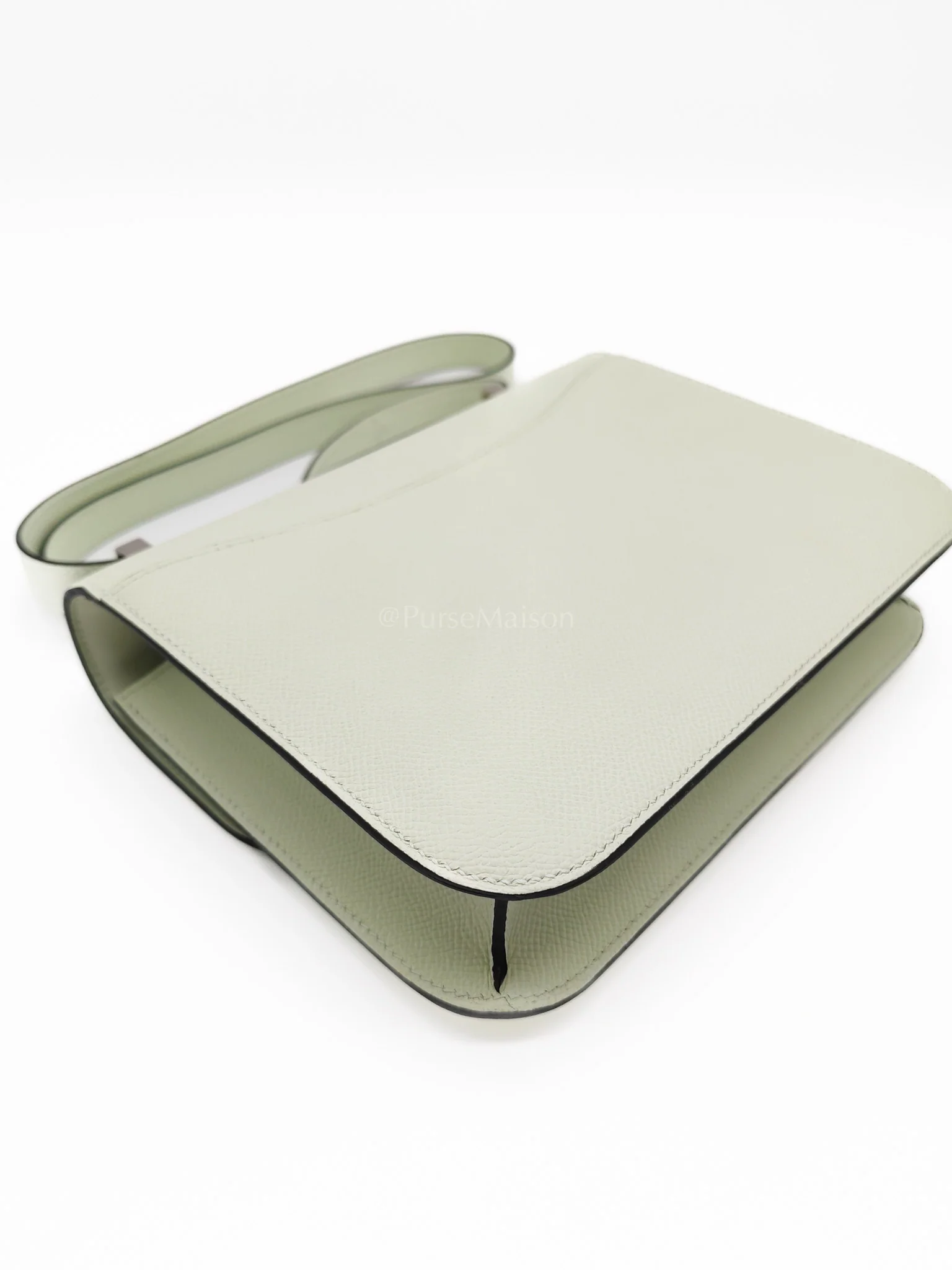 Hermes Constance 24 in Vert Fizz Epsom Leather Palladium Hardware Stamp B(2023) - Image 10