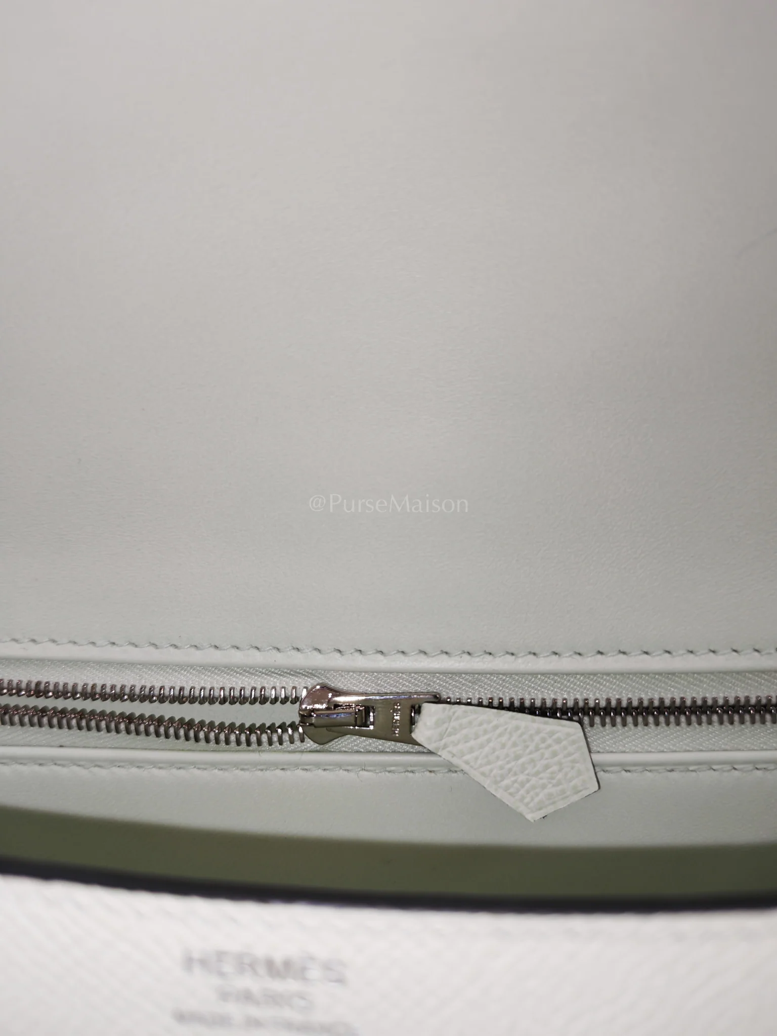 Hermes Constance 24 in Vert Fizz Epsom Leather Palladium Hardware Stamp B(2023) - Image 16