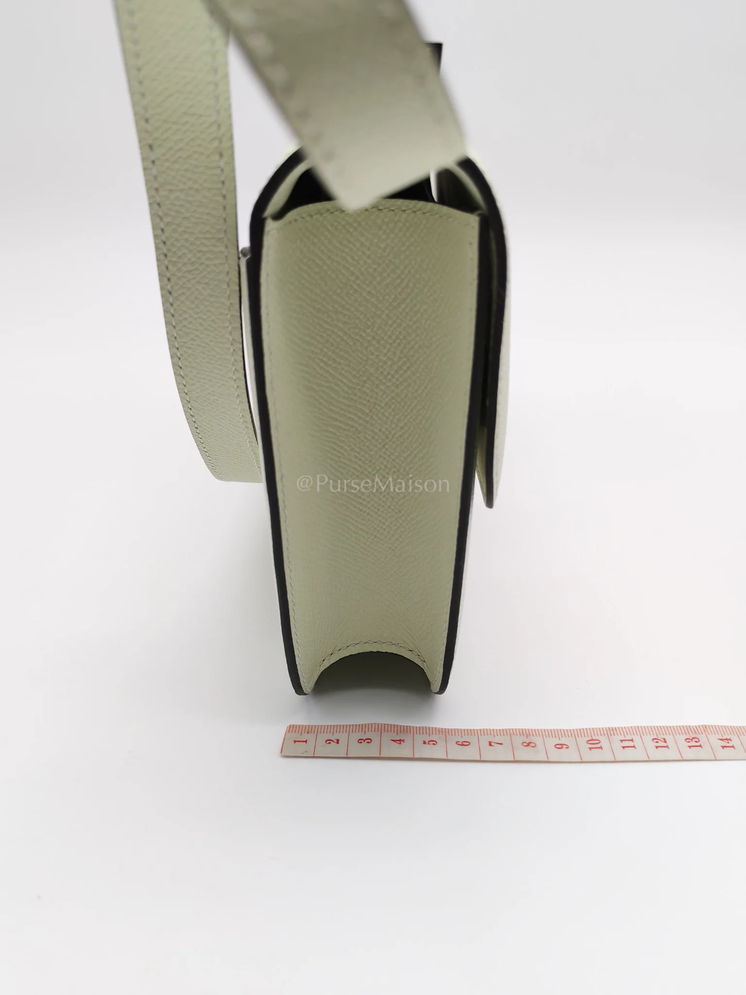 Hermes Constance 24 in Vert Fizz Epsom Leather Palladium Hardware Stamp B(2023) - Image 20