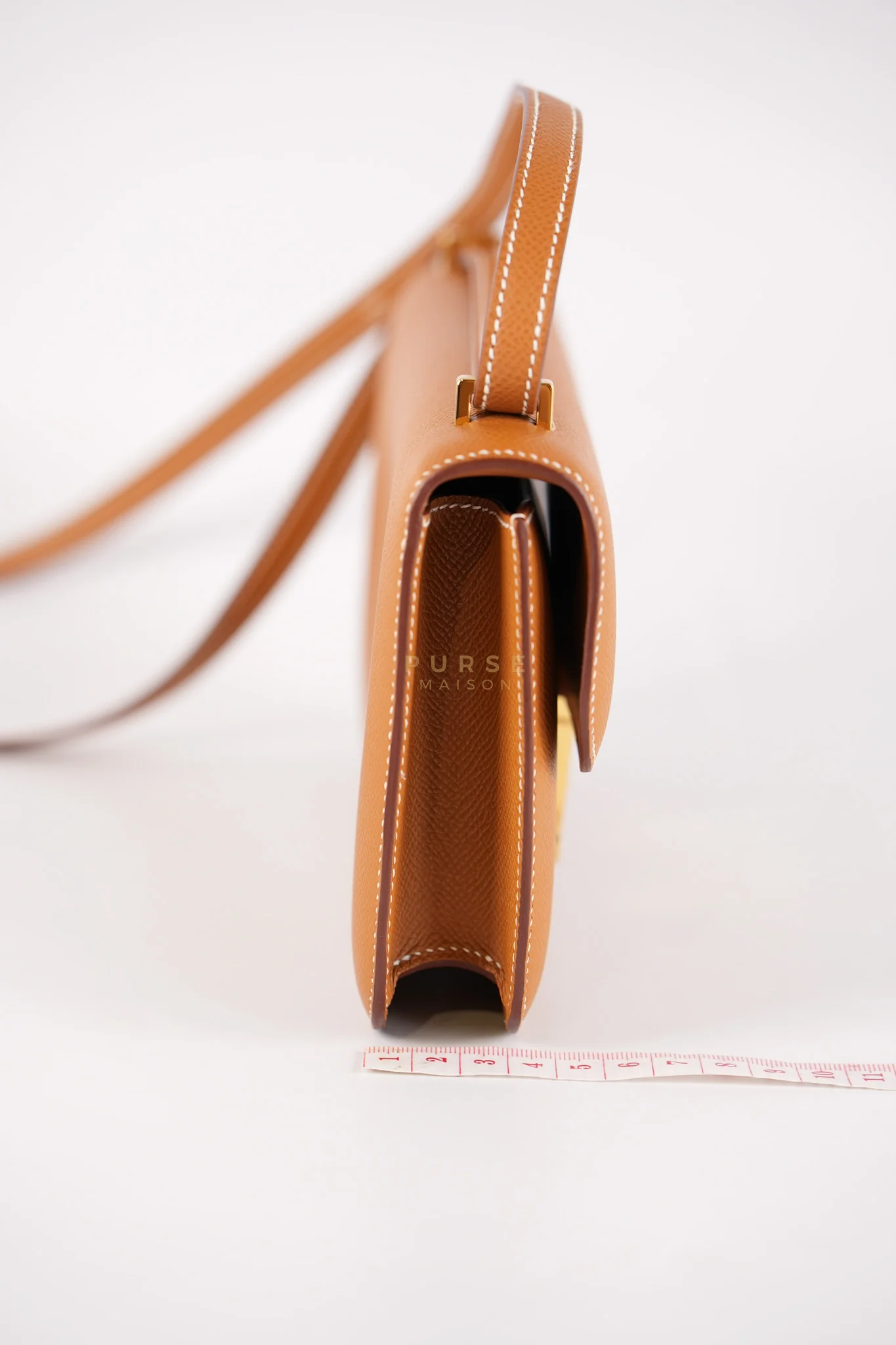Hermes Constance Elan Gold Epsom Leather Gold Hardware Stamp W(2024) - Image 18