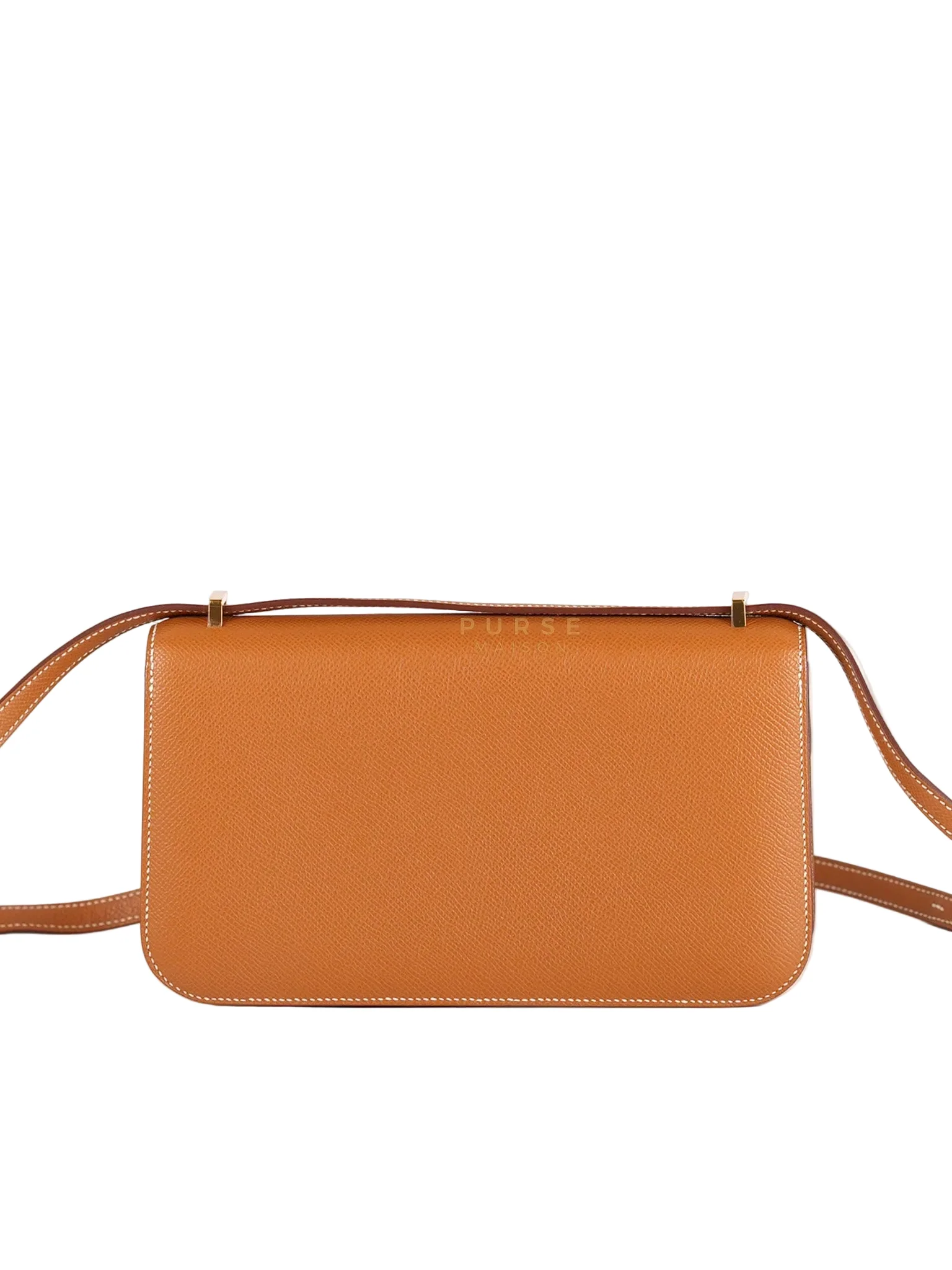 Hermes Constance Elan Gold Epsom Leather Gold Hardware Stamp W(2024) - Image 3