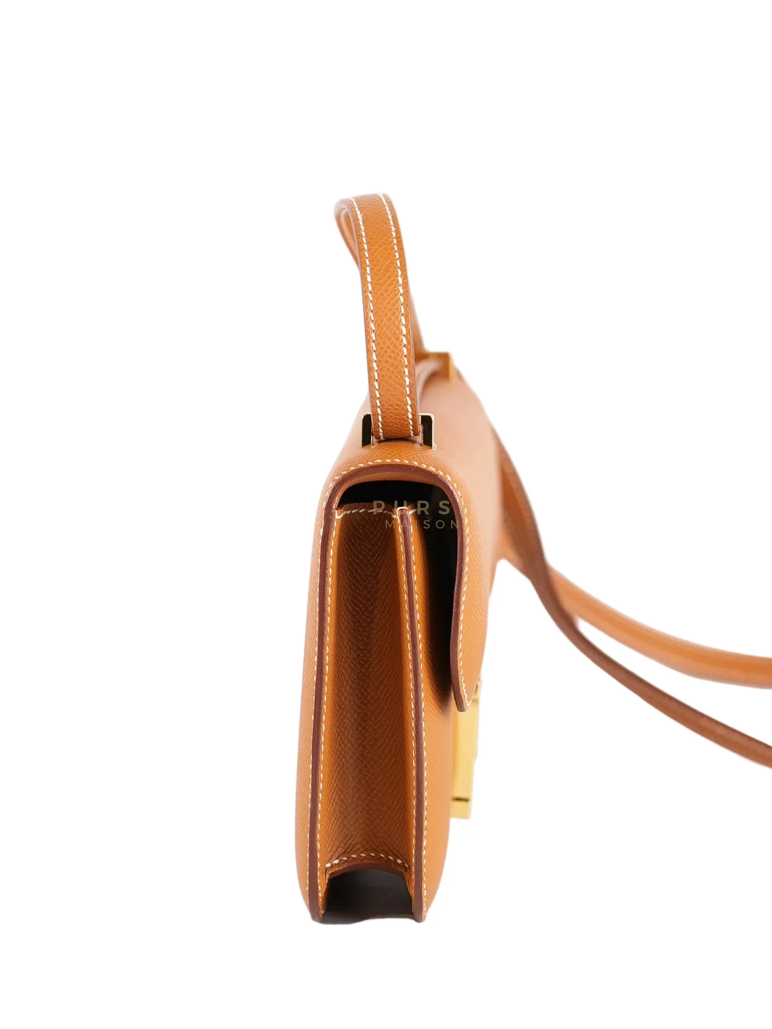 Hermes Constance Elan Gold Epsom Leather Gold Hardware Stamp W(2024) - Image 5